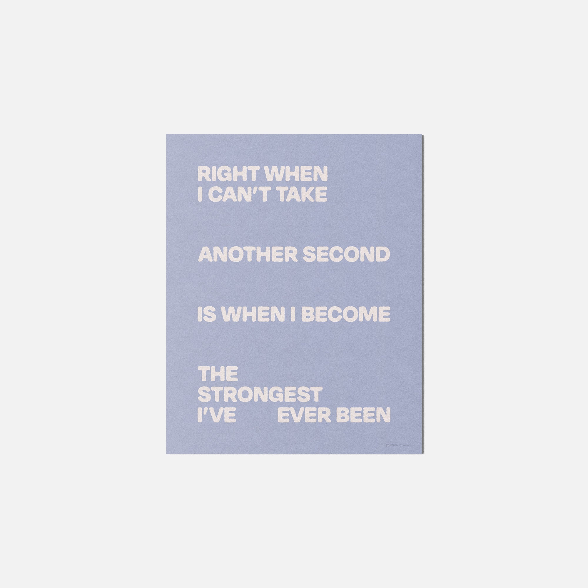 STRONGEST PRINT