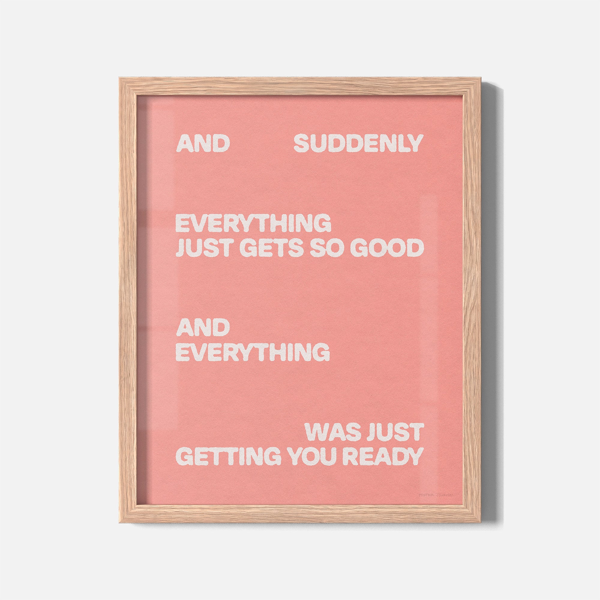 SUDDENLY PRINT