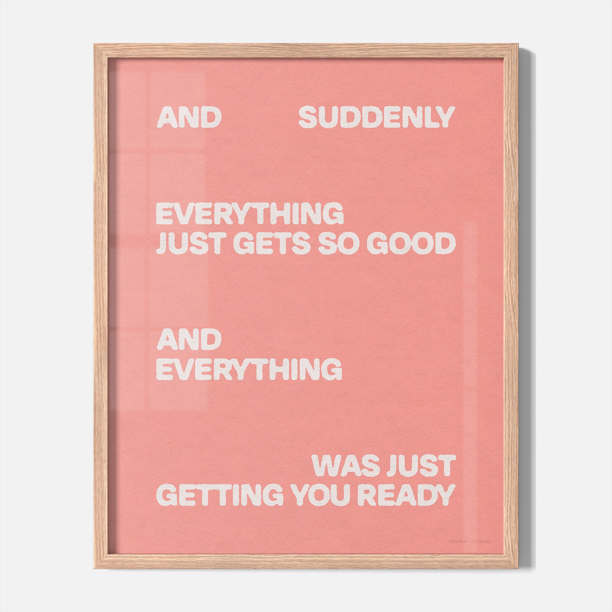 SUDDENLY PRINT