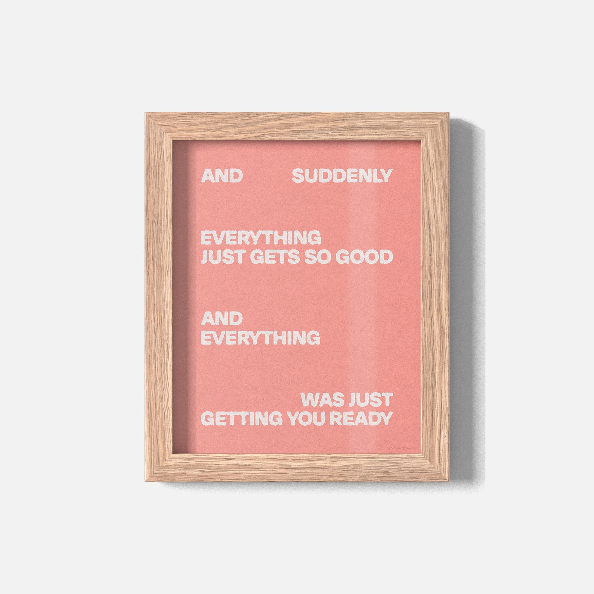 SUDDENLY PRINT
