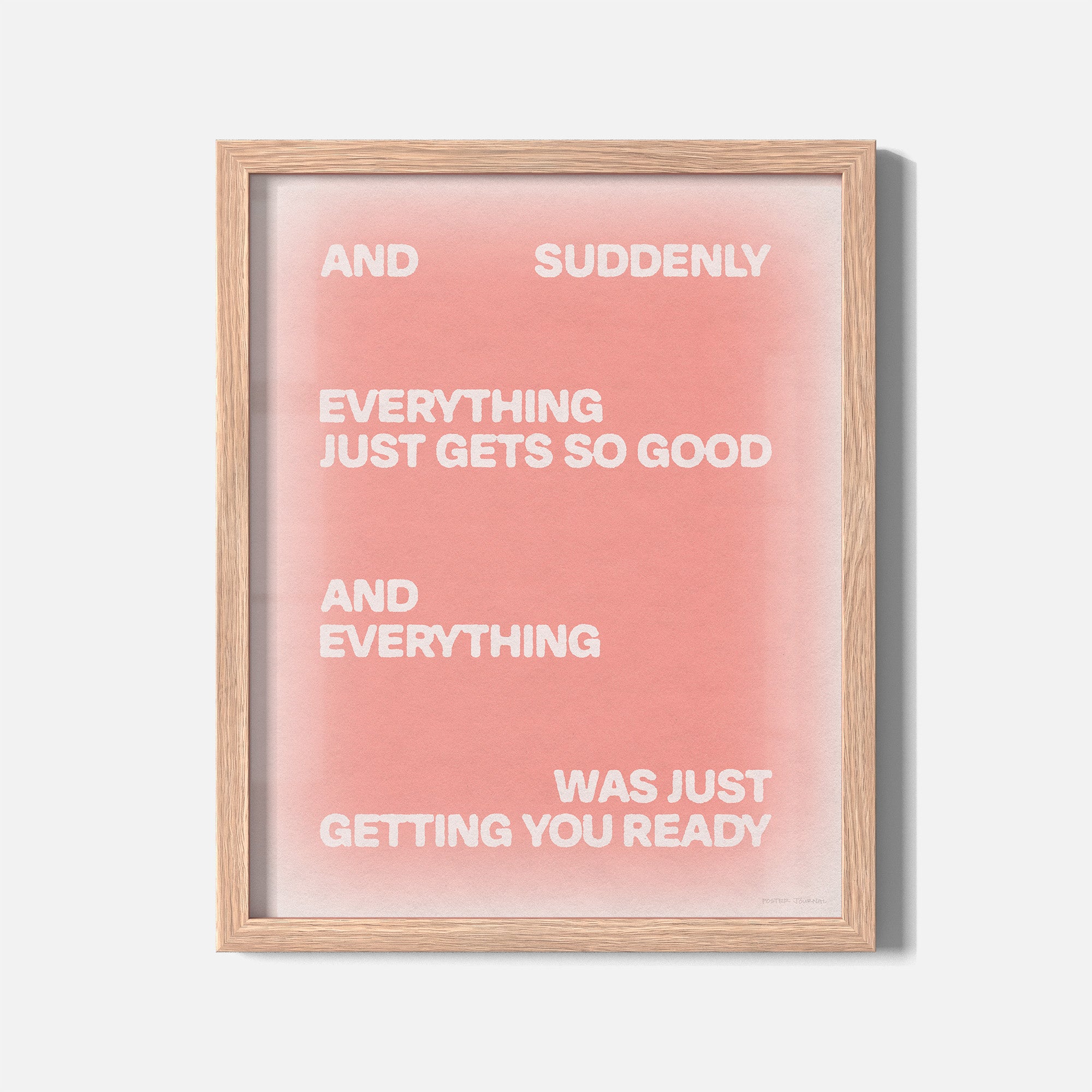 SUDDENLY PRINT