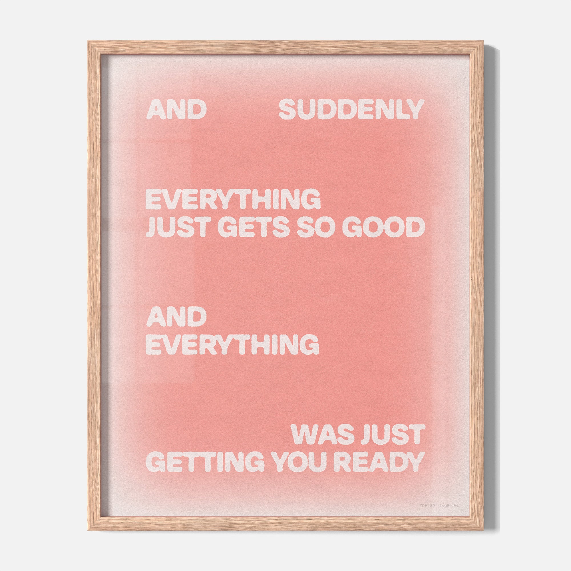 SUDDENLY PRINT