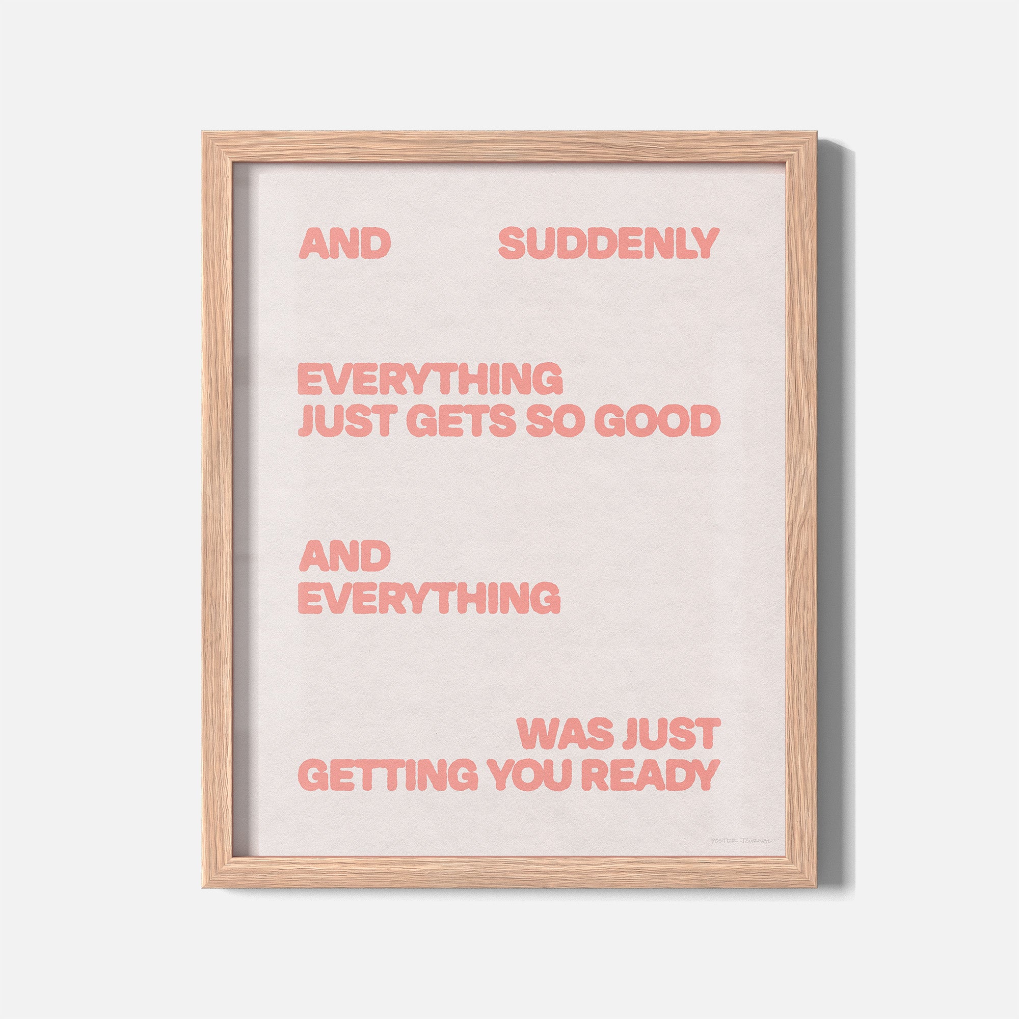 SUDDENLY PRINT