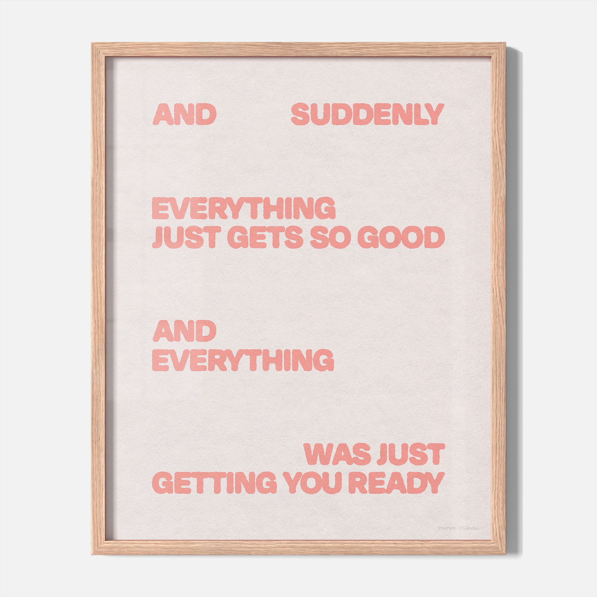SUDDENLY PRINT