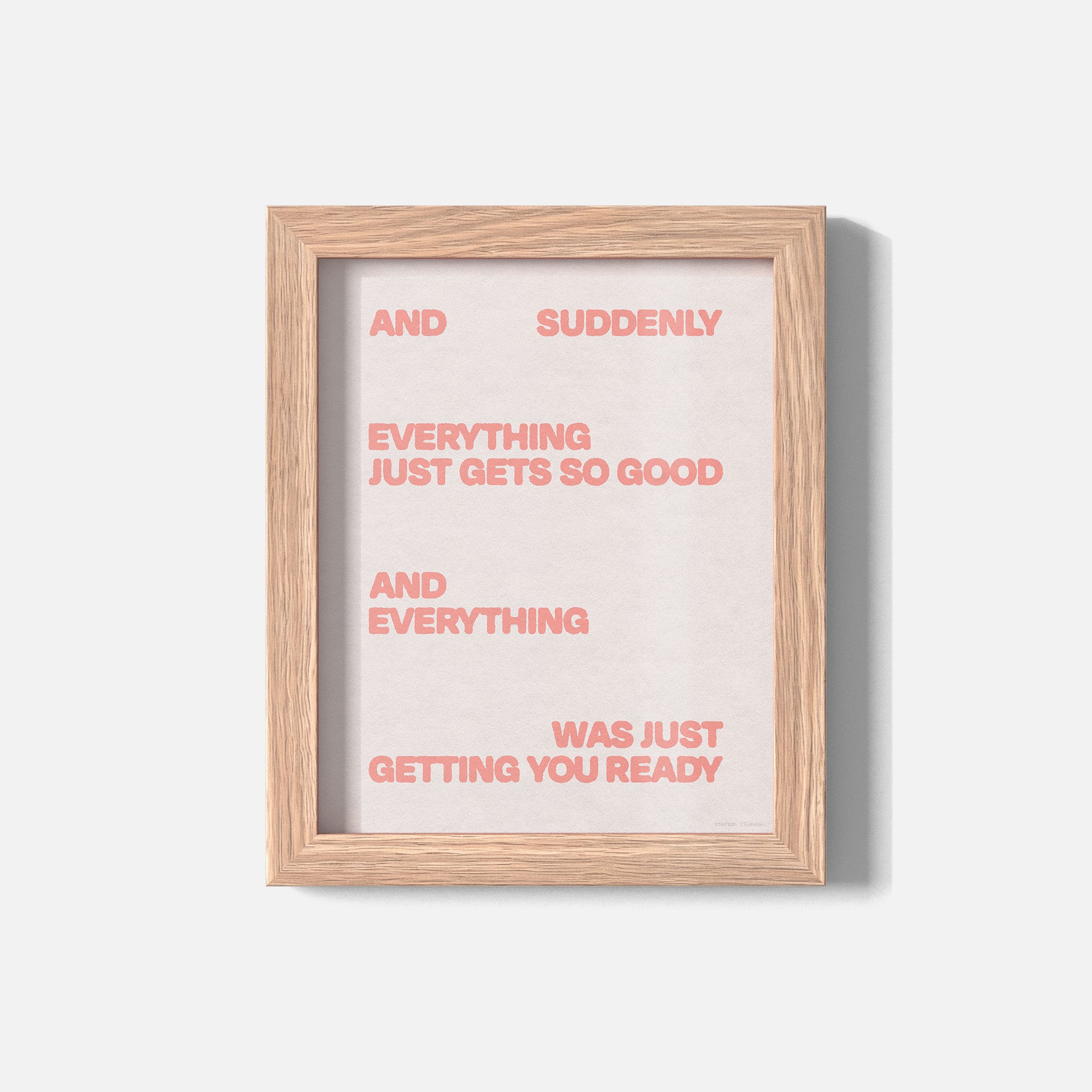 SUDDENLY PRINT