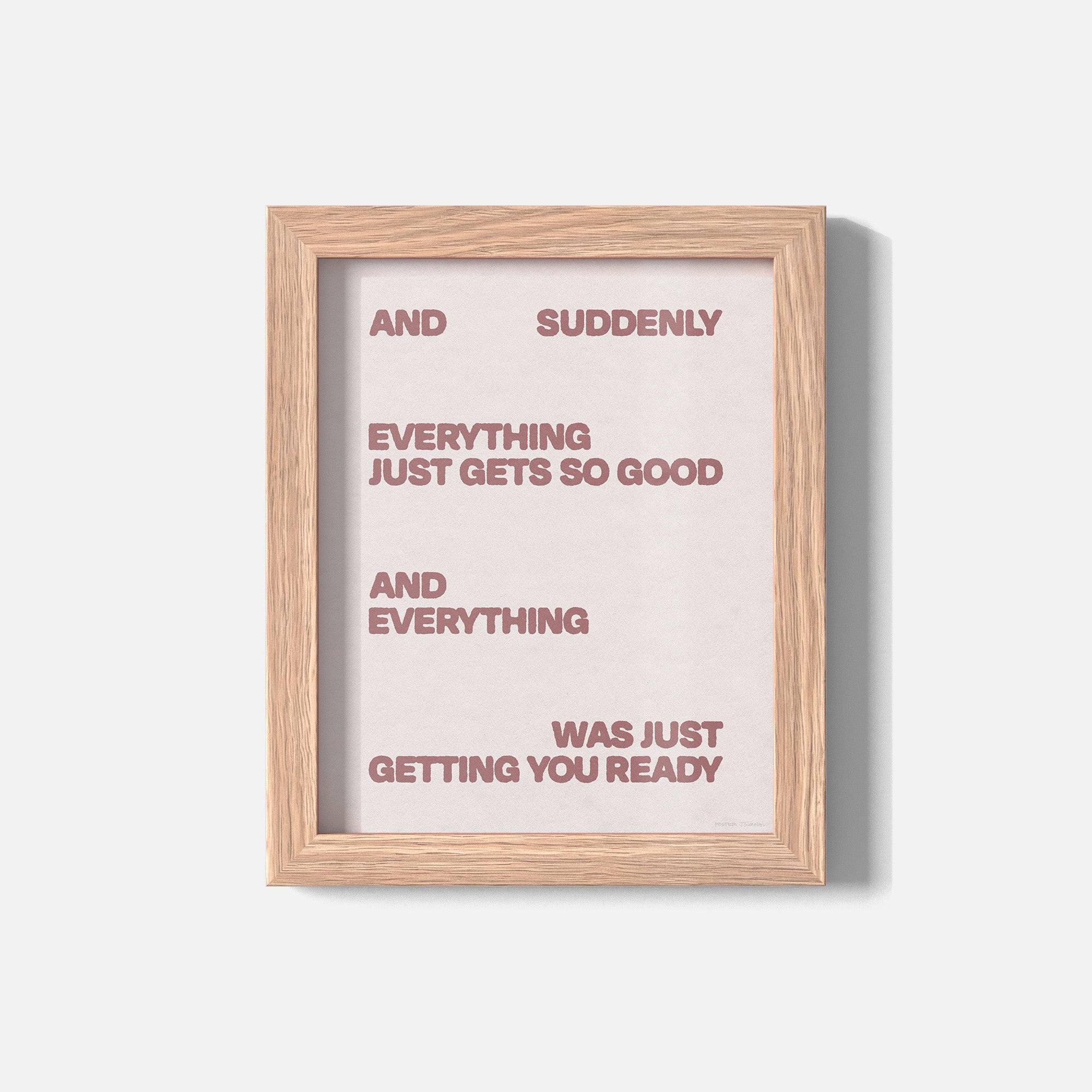 SUDDENLY PRINT