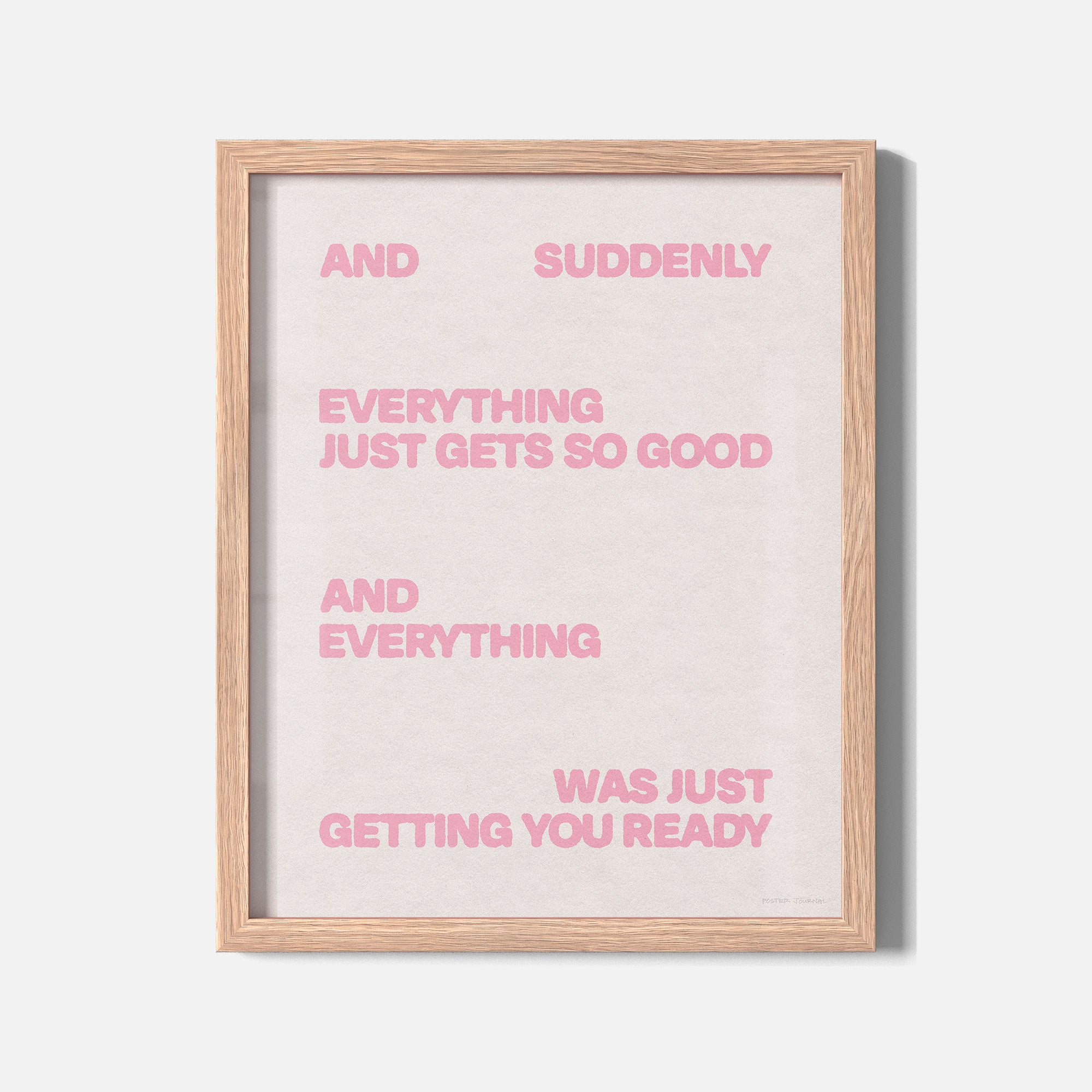 SUDDENLY PRINT