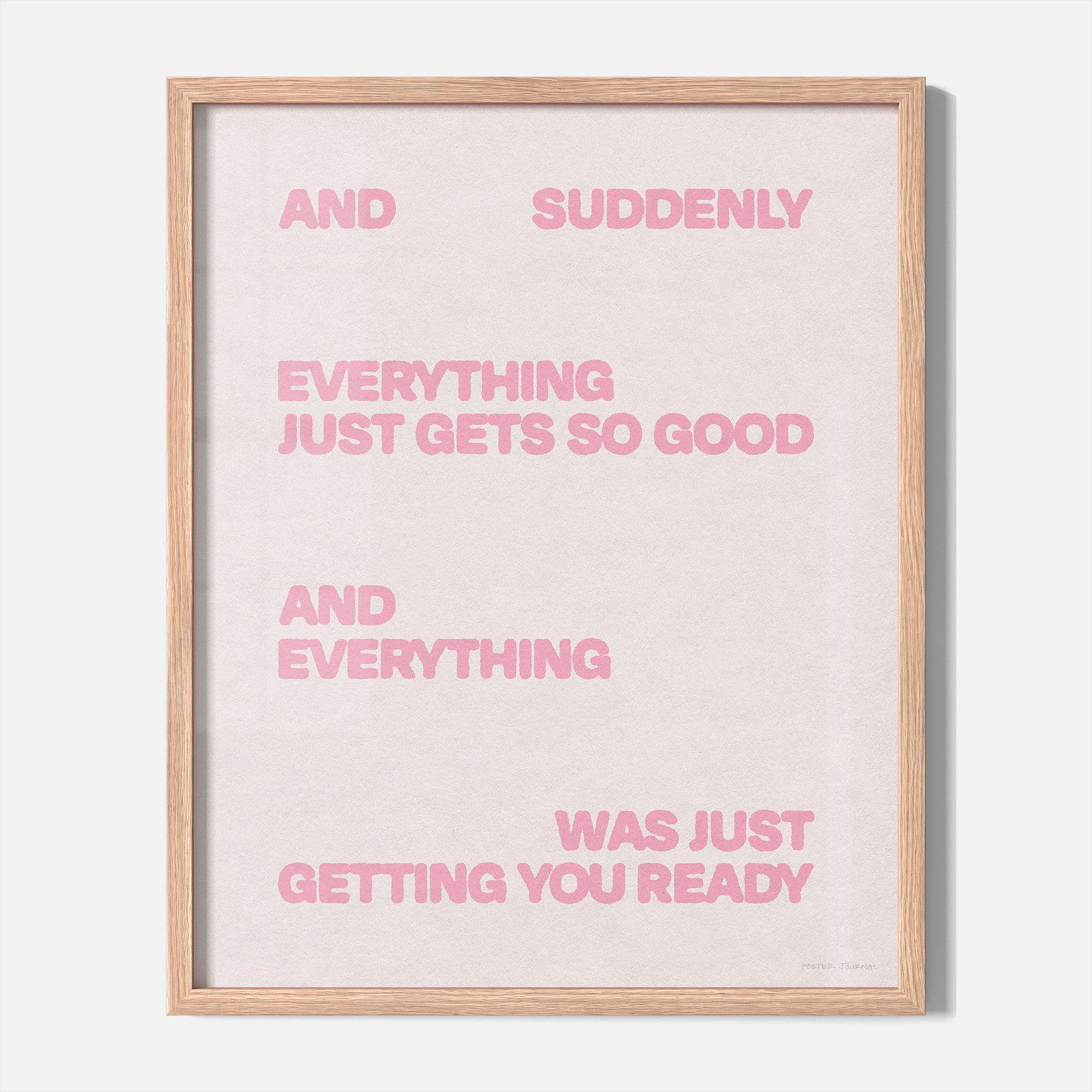 SUDDENLY PRINT