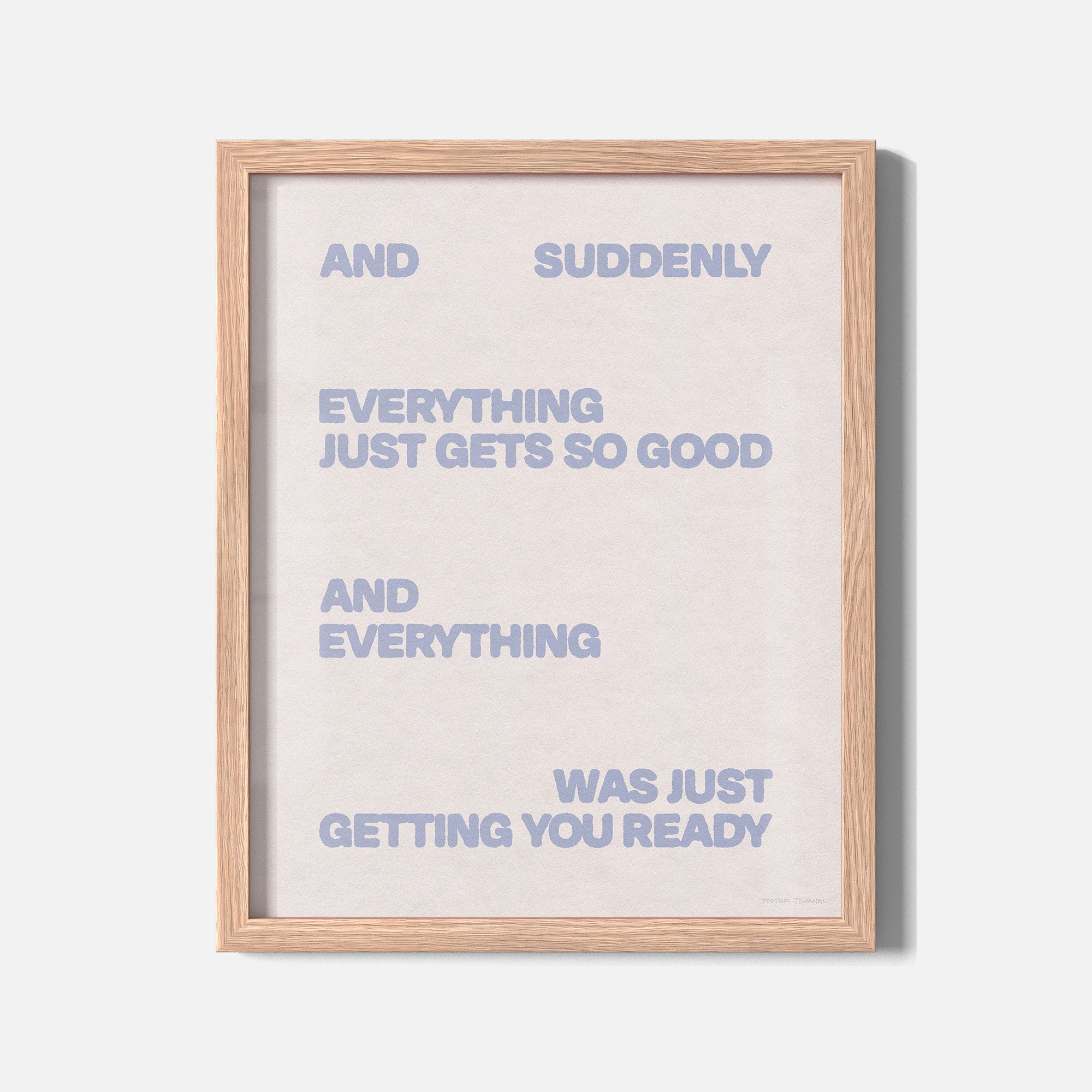 SUDDENLY PRINT