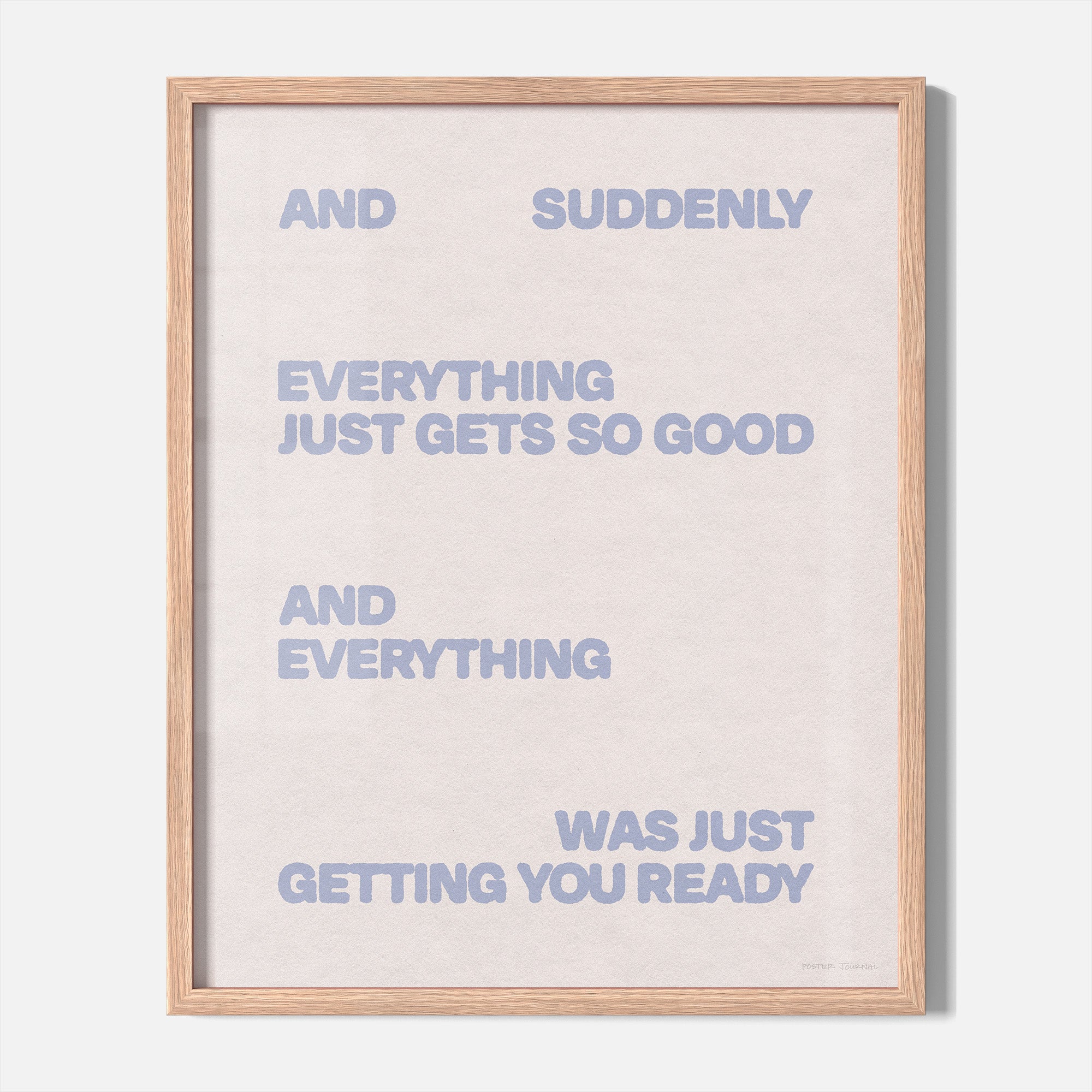 SUDDENLY PRINT