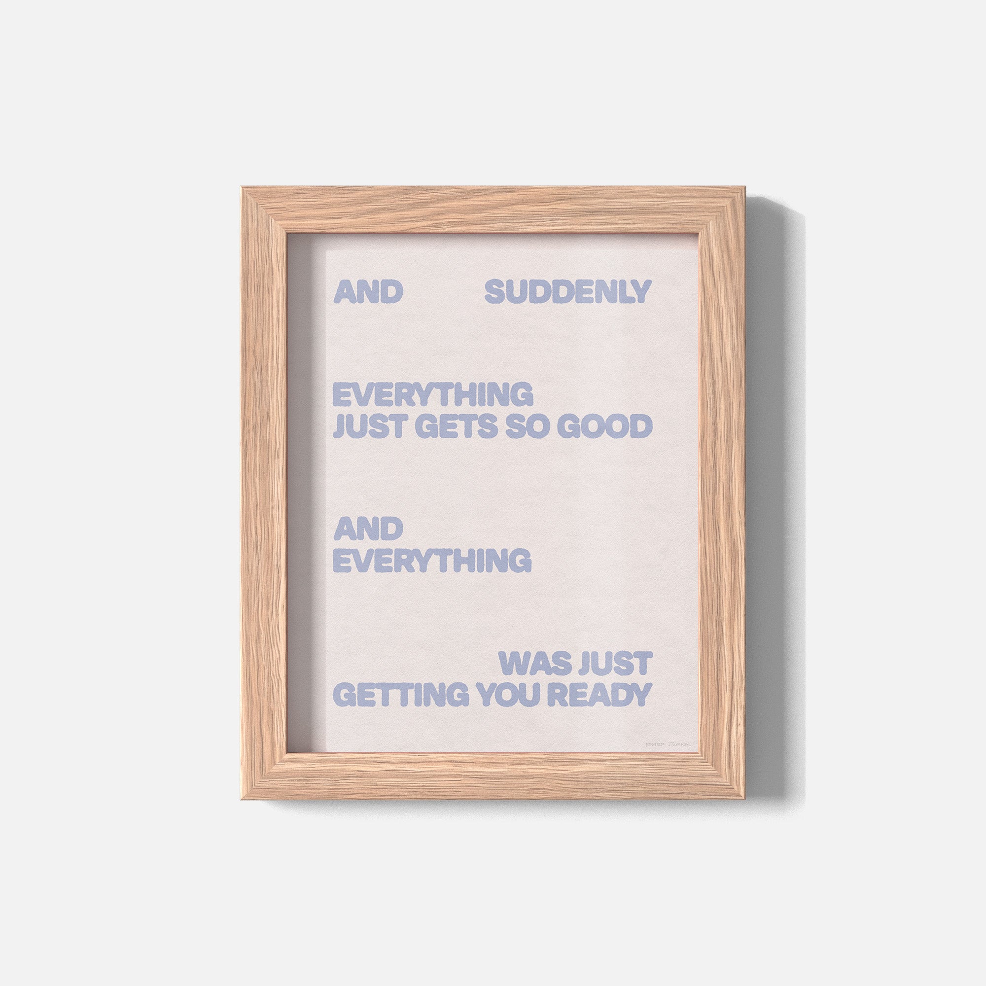 SUDDENLY PRINT