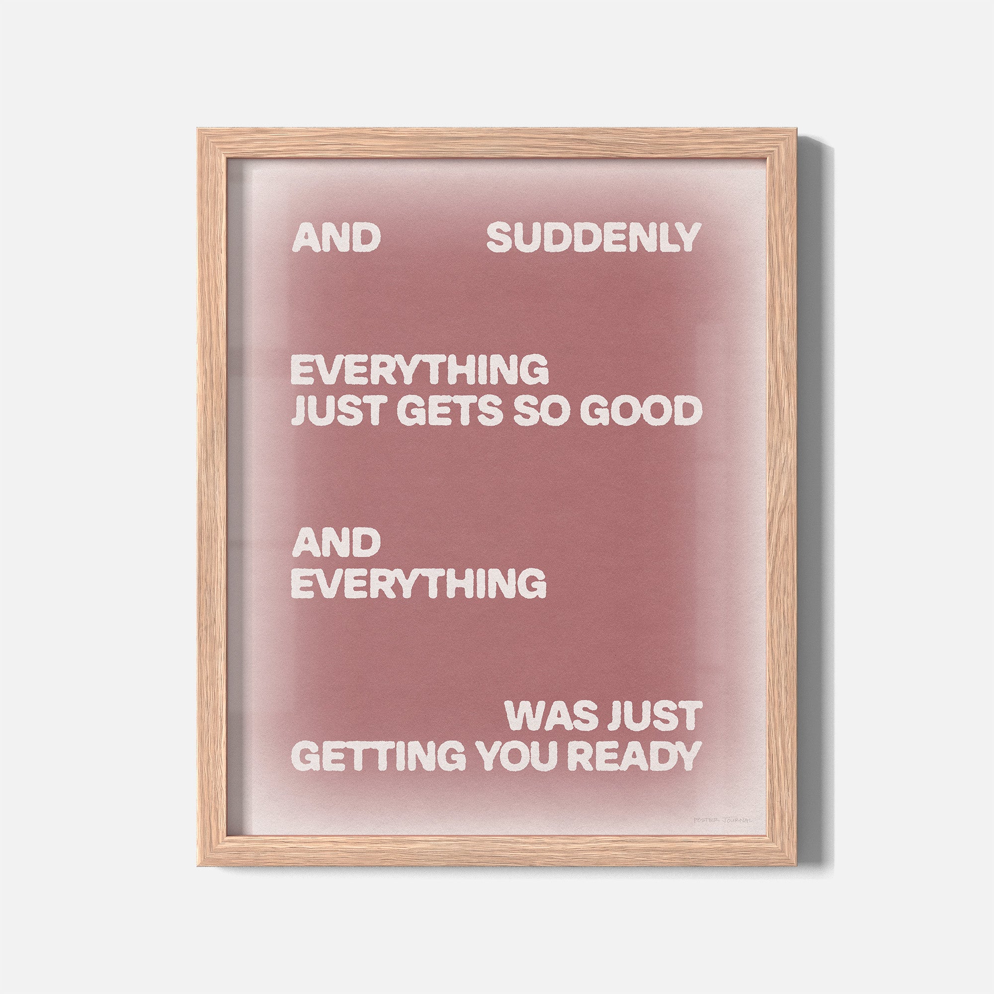 SUDDENLY PRINT