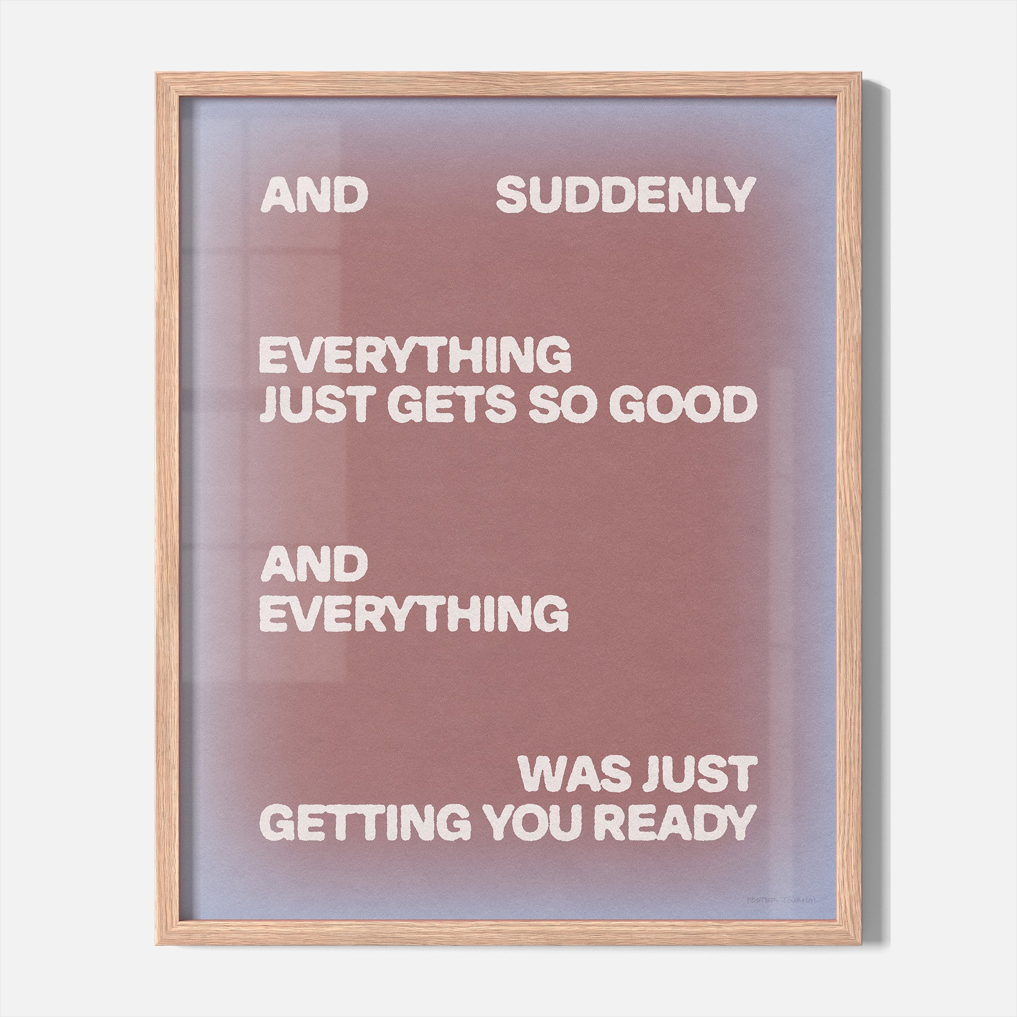 SUDDENLY PRINT