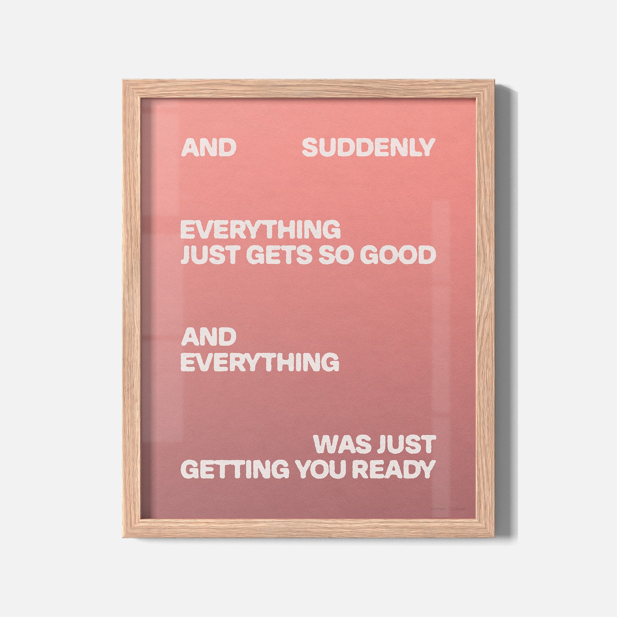 SUDDENLY PRINT