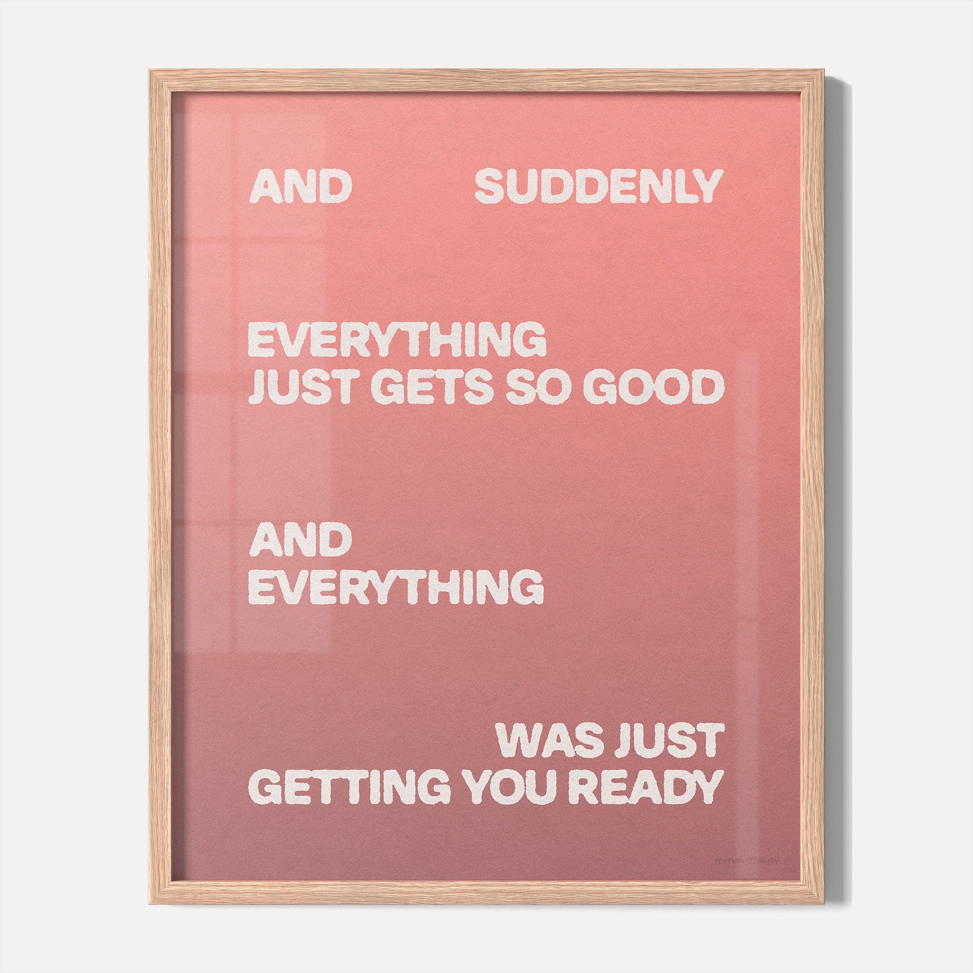 SUDDENLY PRINT