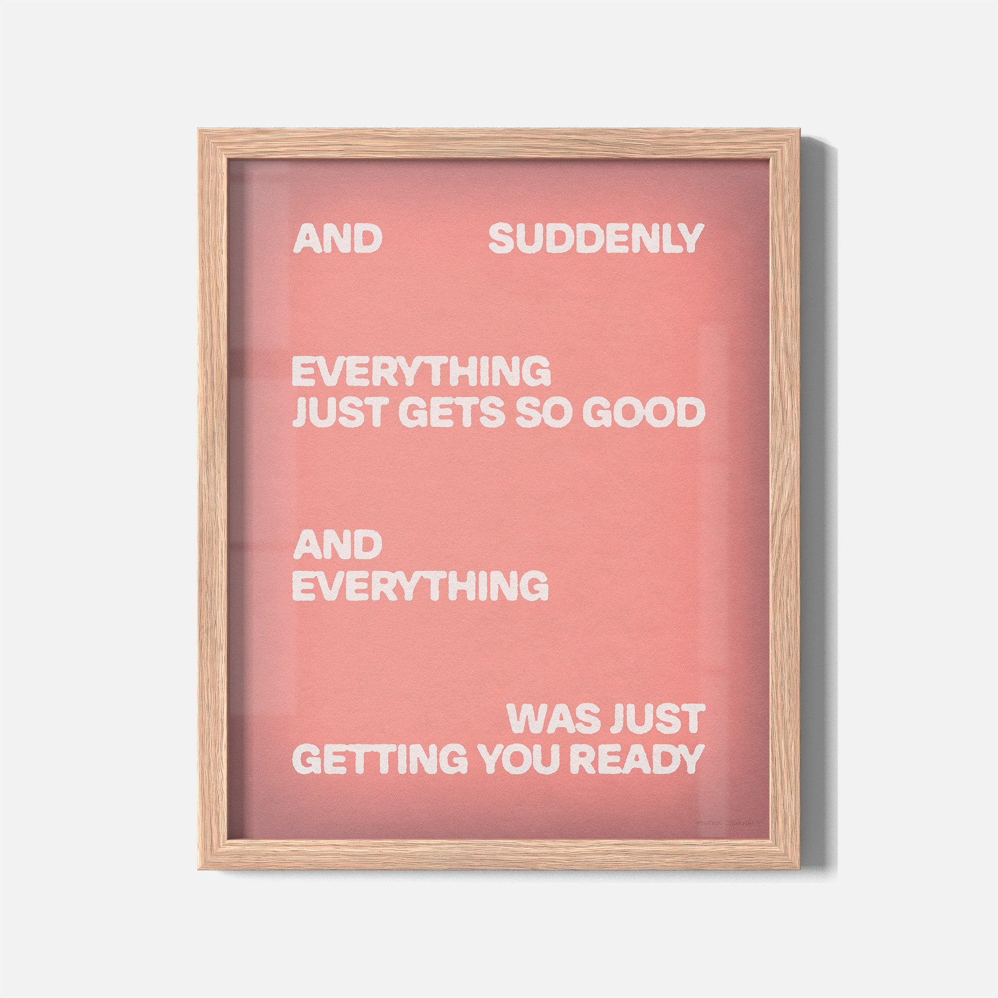 SUDDENLY PRINT