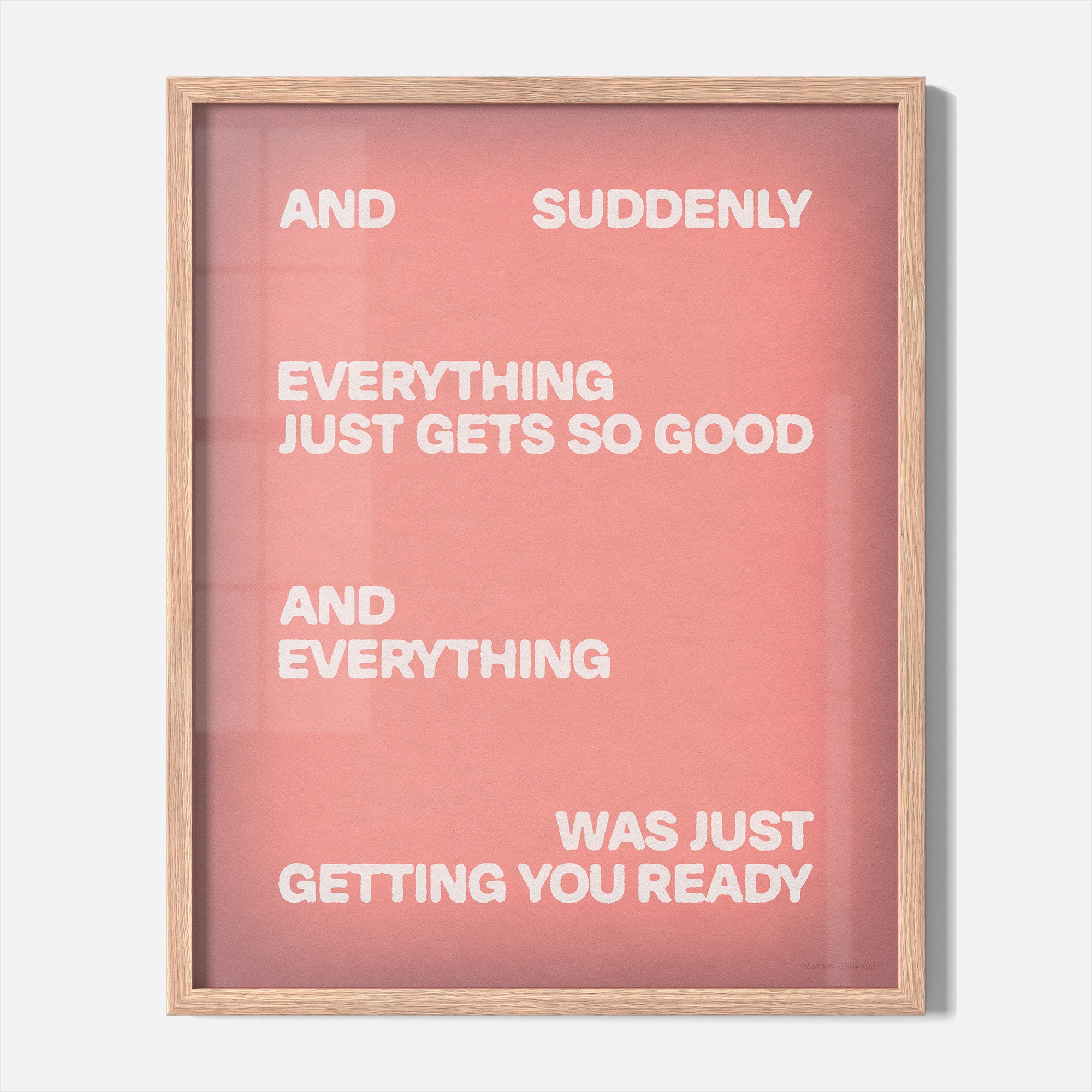 SUDDENLY PRINT