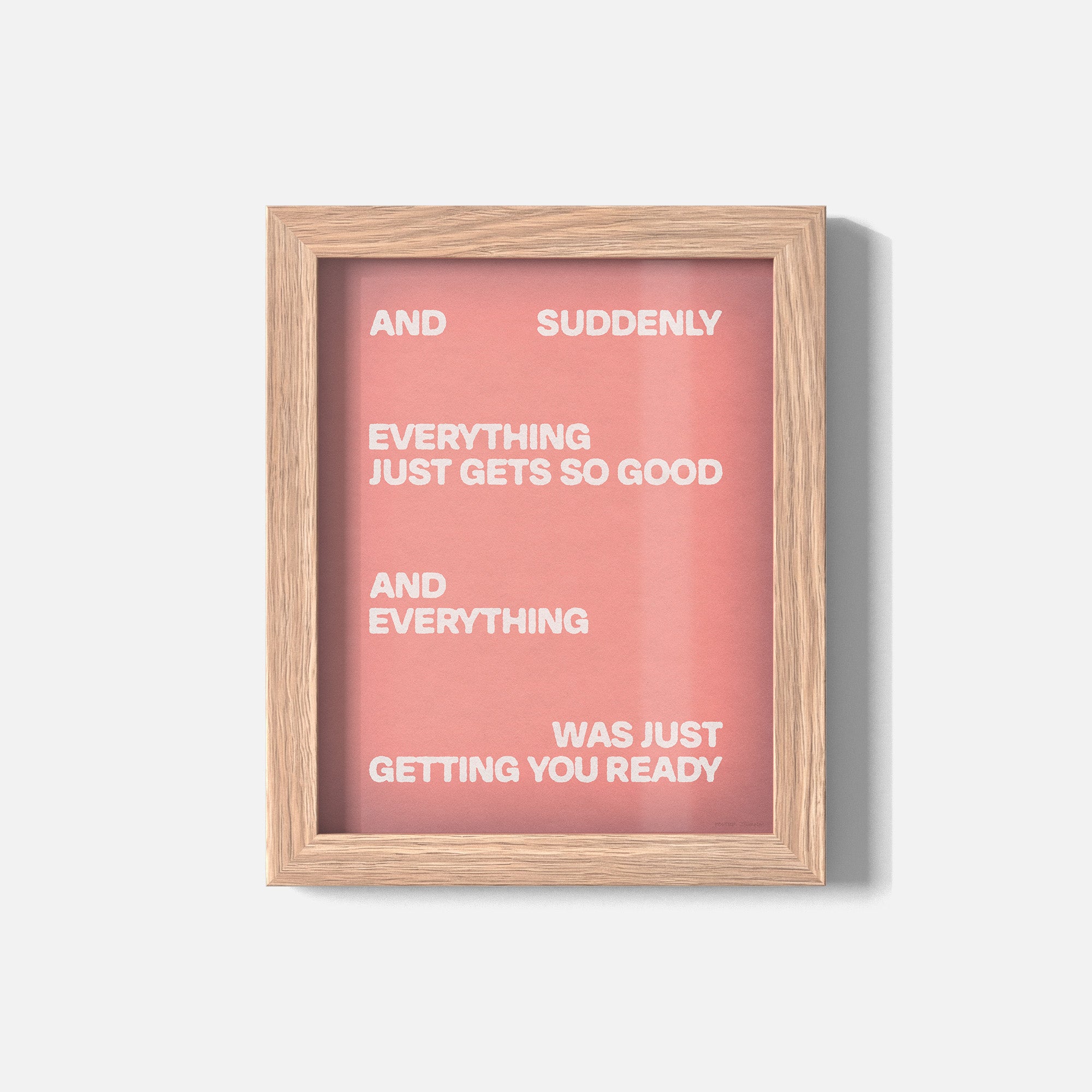 SUDDENLY PRINT