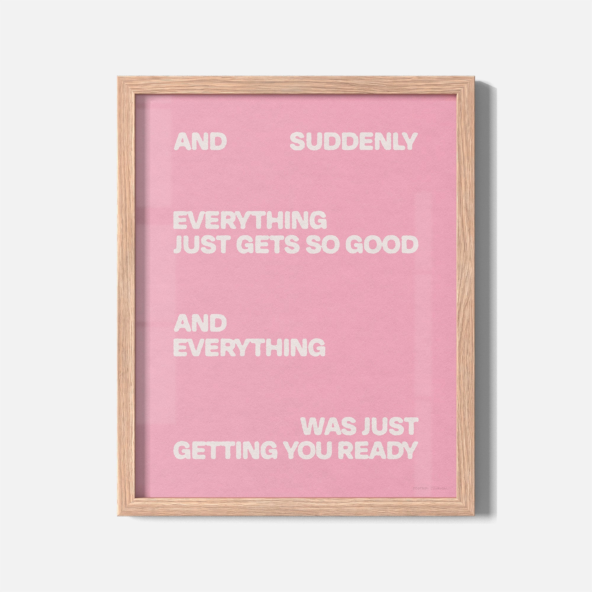SUDDENLY PRINT