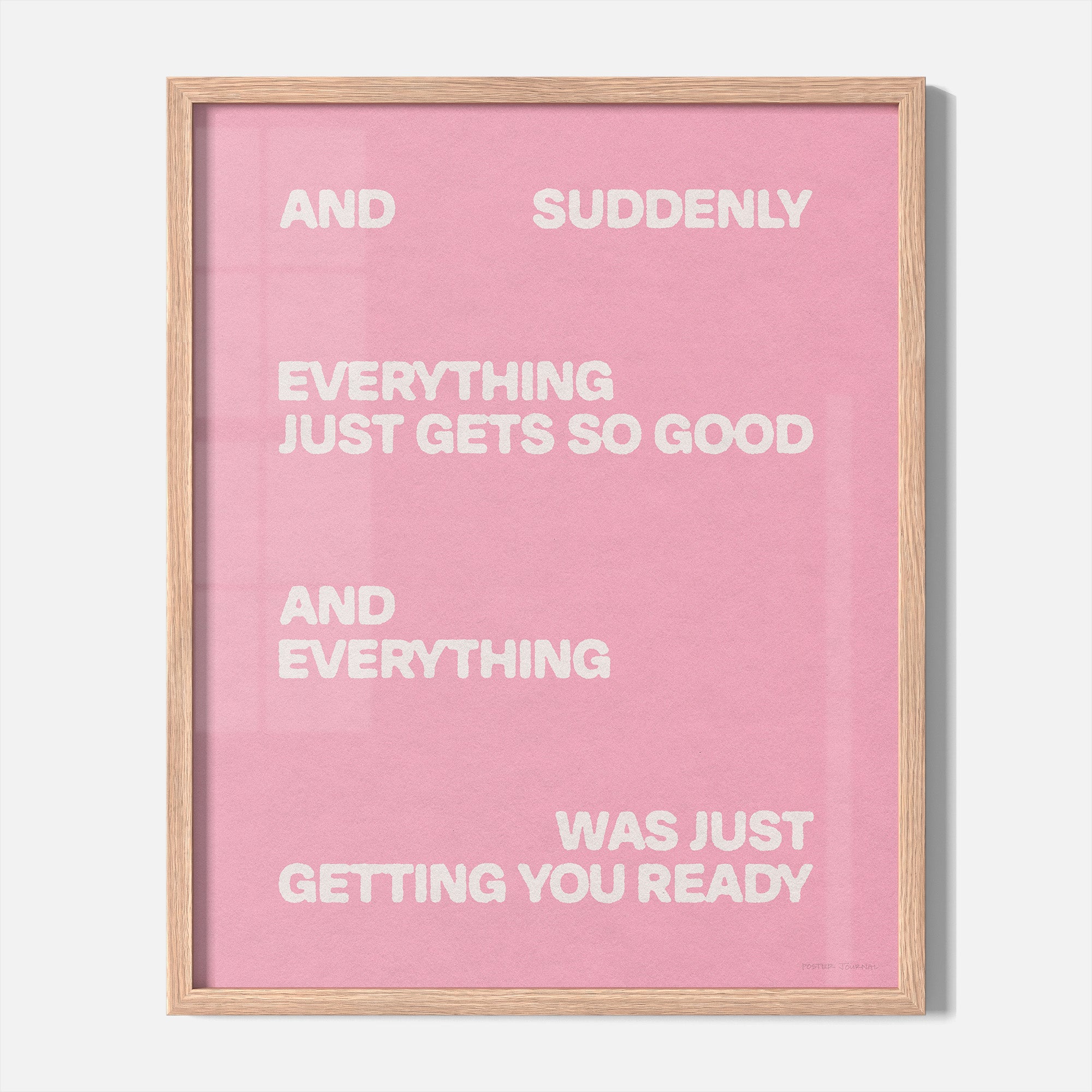 SUDDENLY PRINT