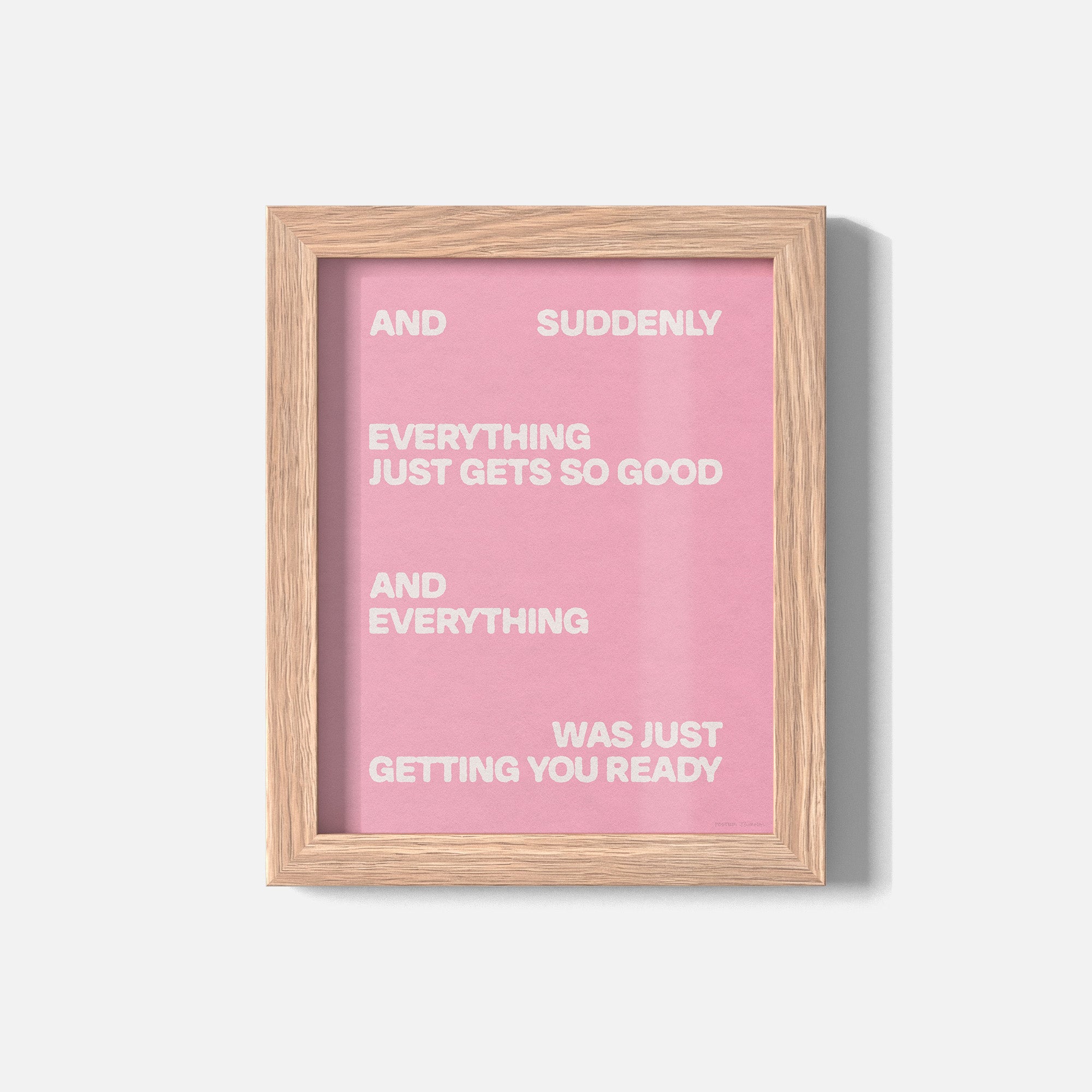 SUDDENLY PRINT