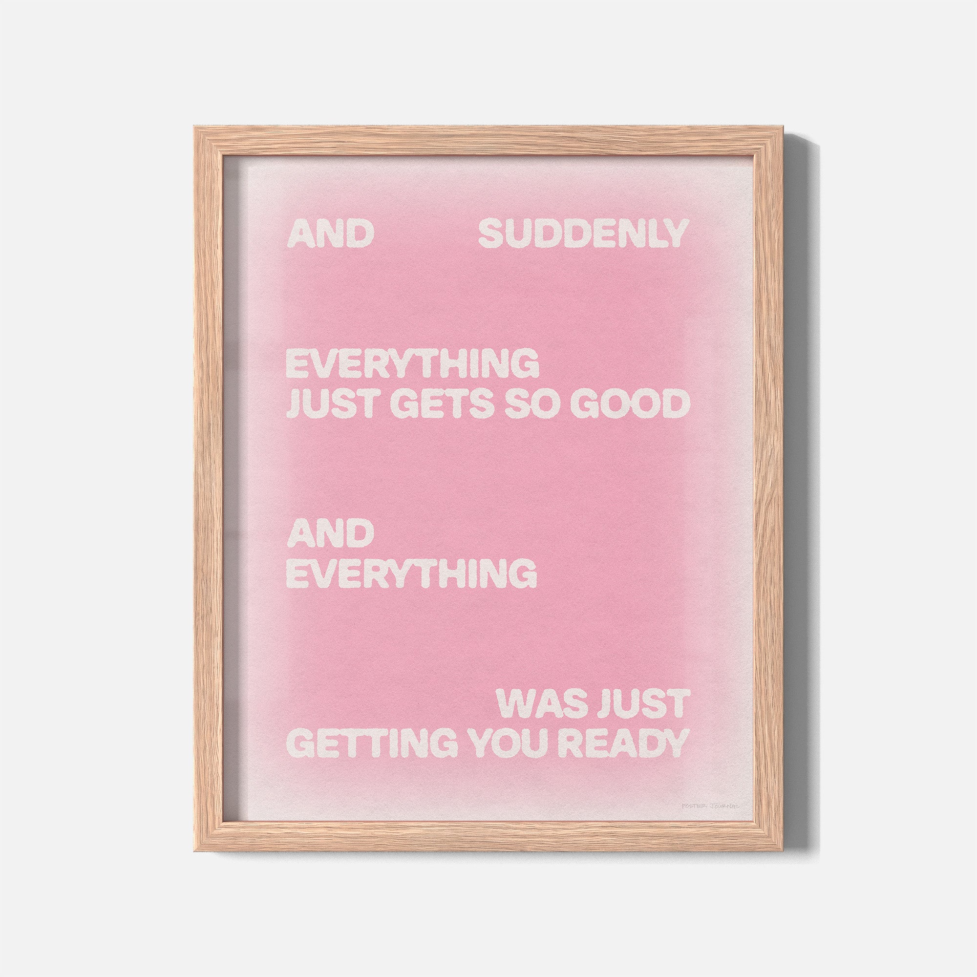 SUDDENLY PRINT
