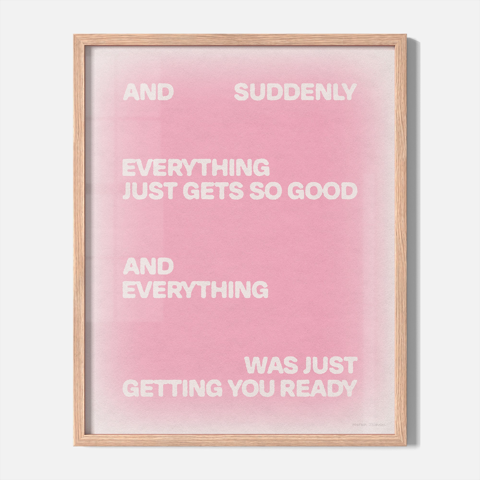 SUDDENLY PRINT