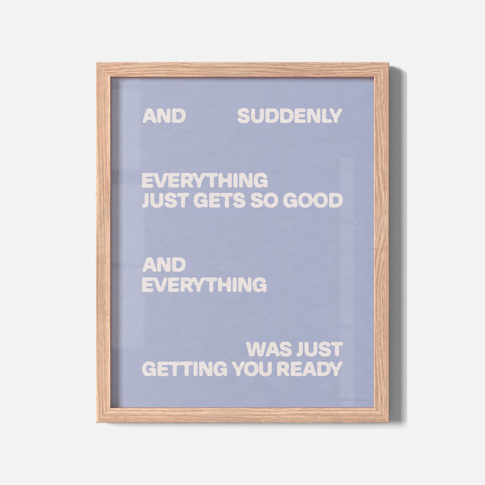 SUDDENLY PRINT