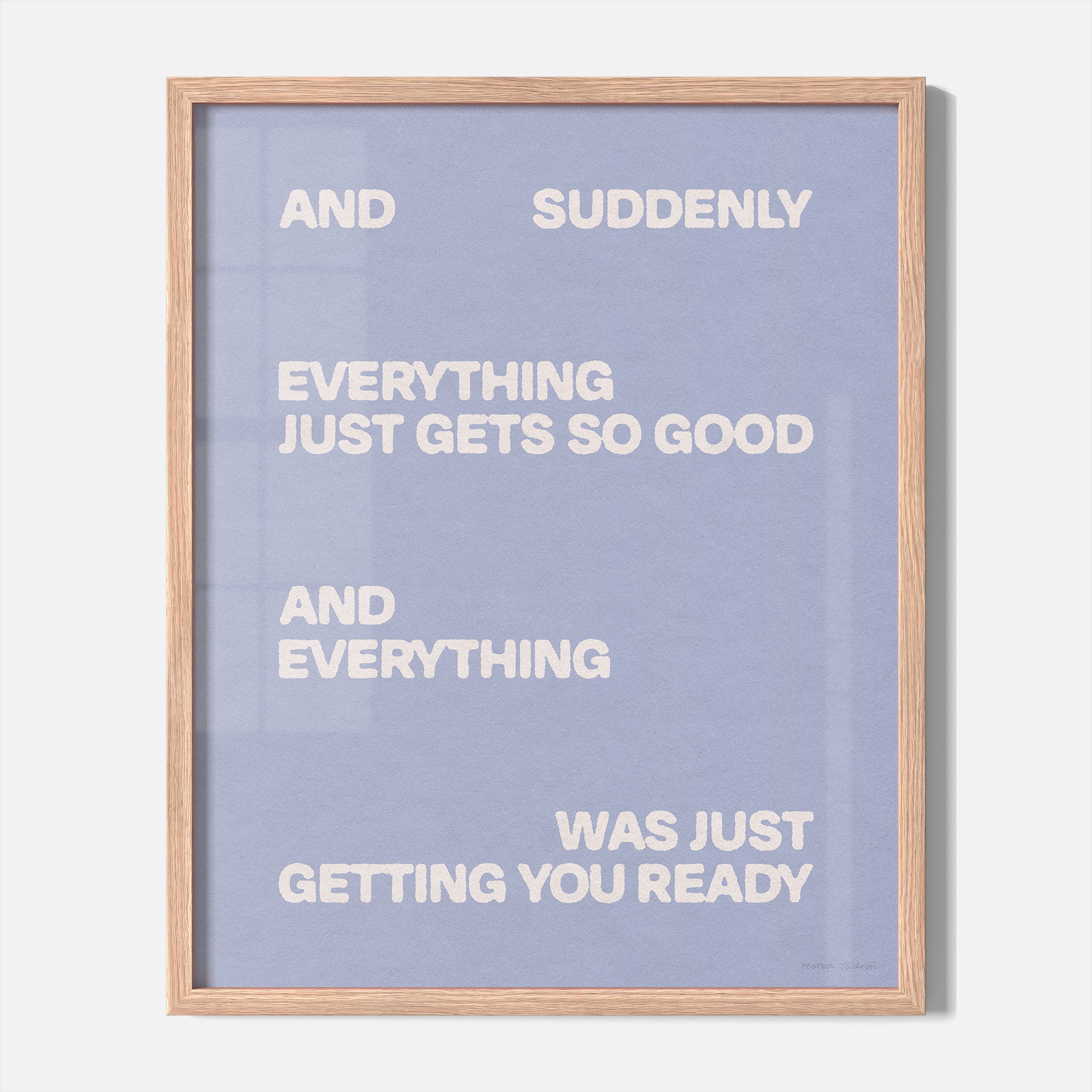 SUDDENLY PRINT