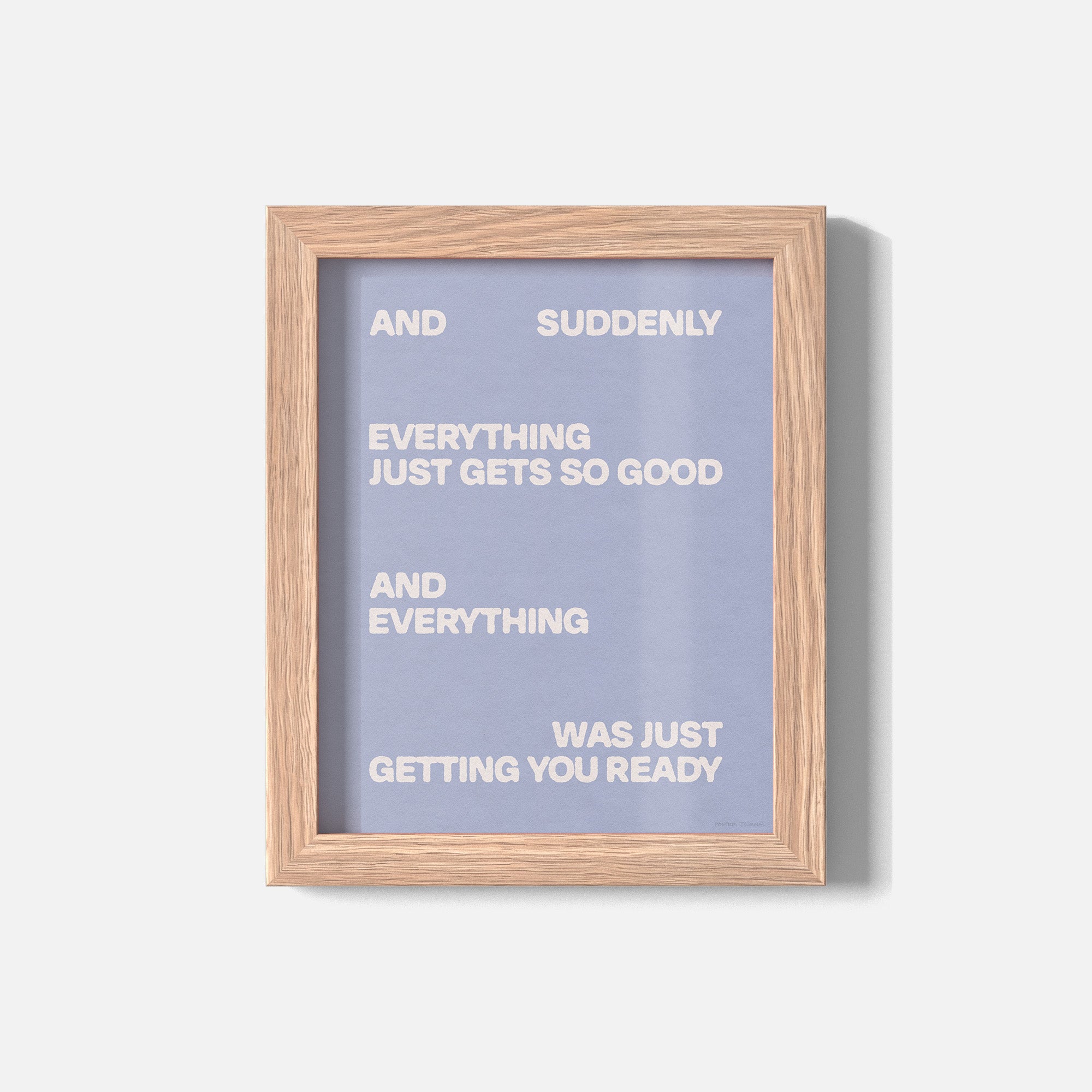 SUDDENLY PRINT