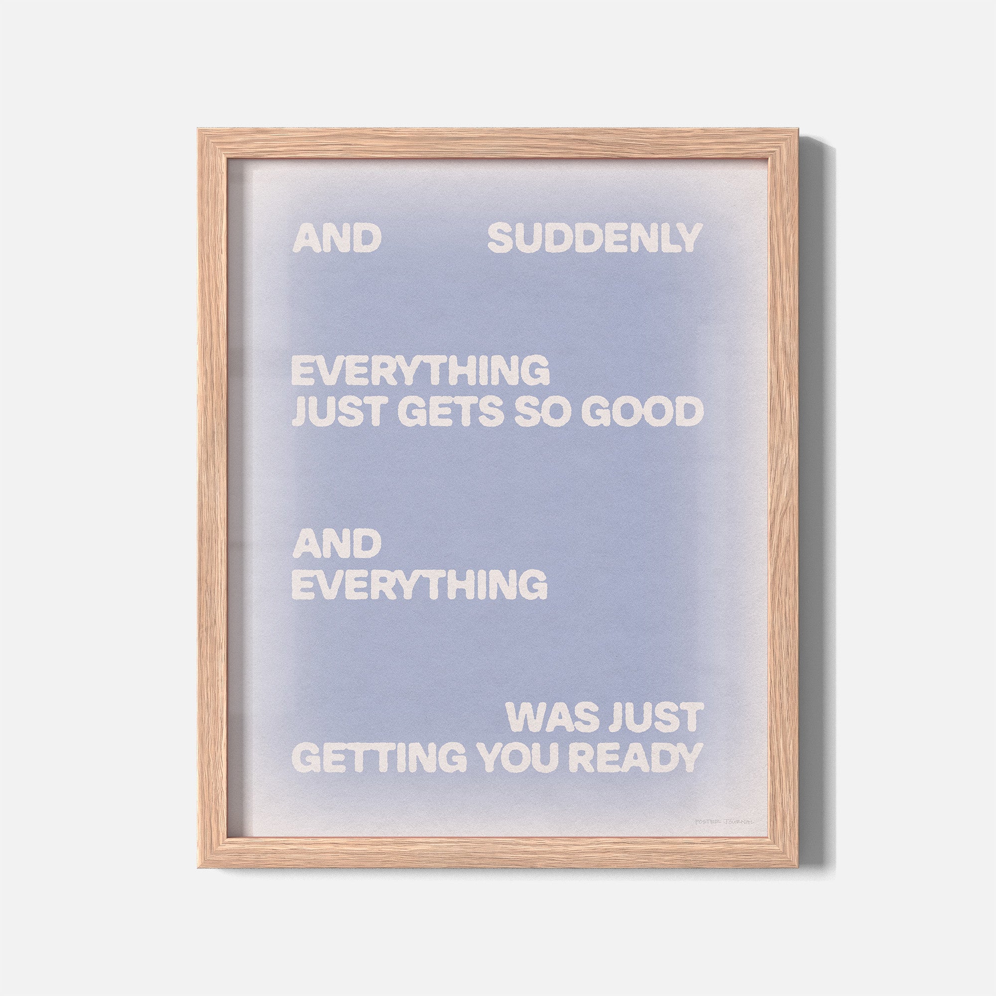 SUDDENLY PRINT