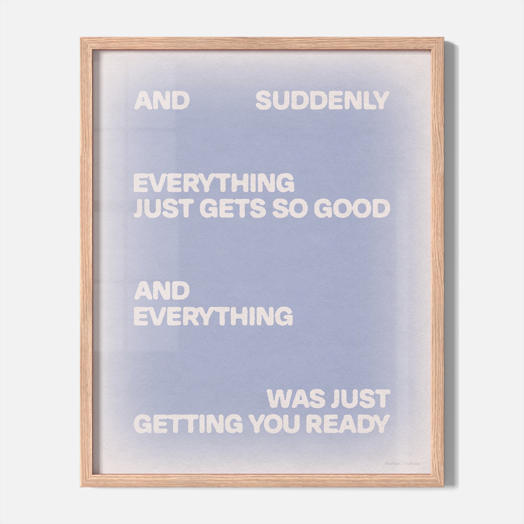 SUDDENLY PRINT