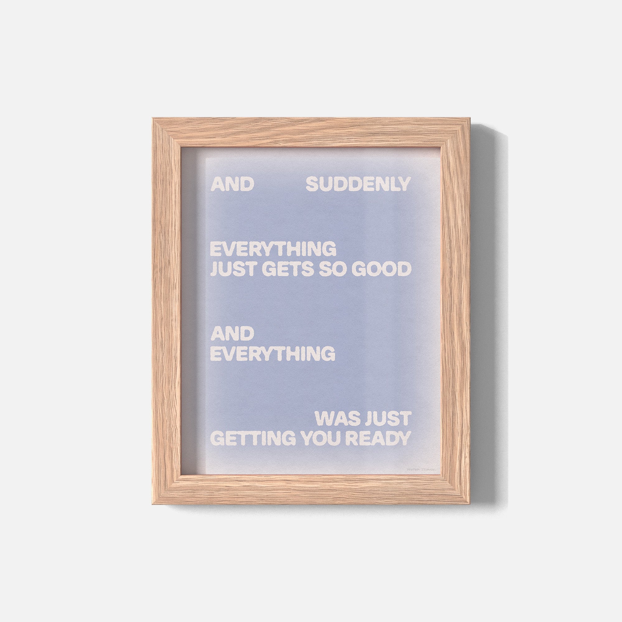 SUDDENLY PRINT