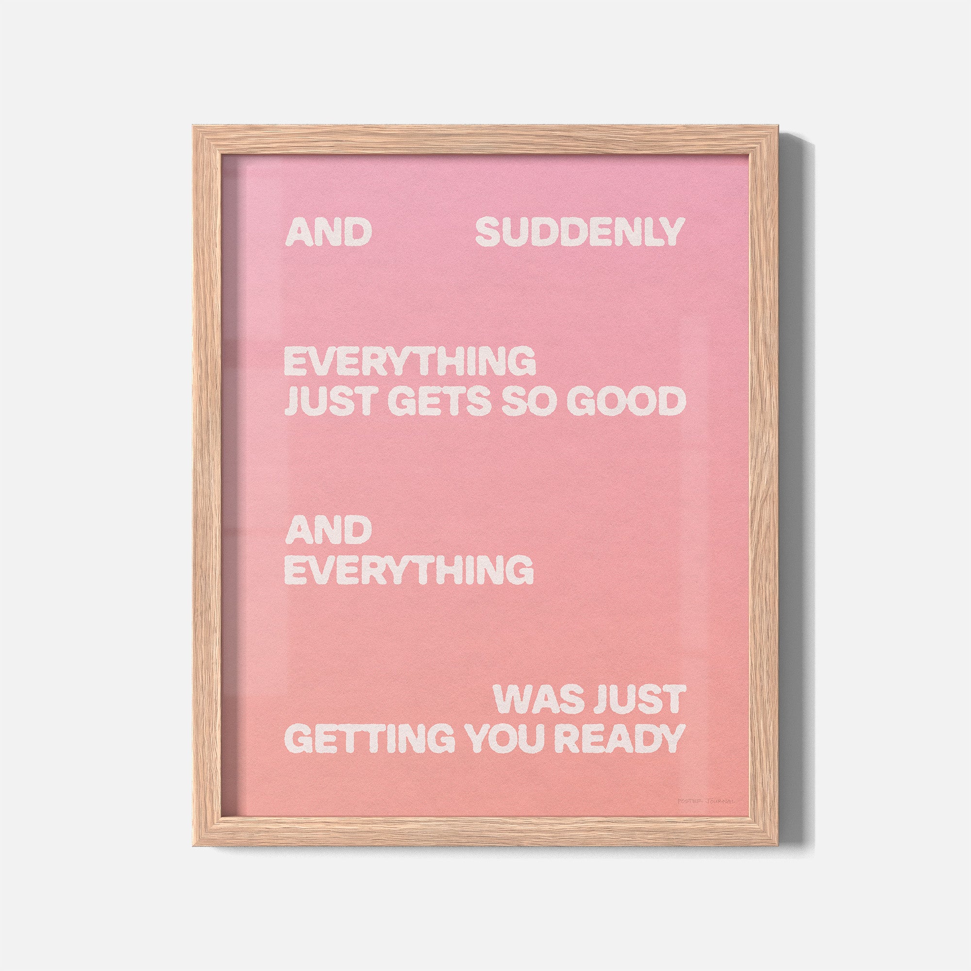 SUDDENLY PRINT