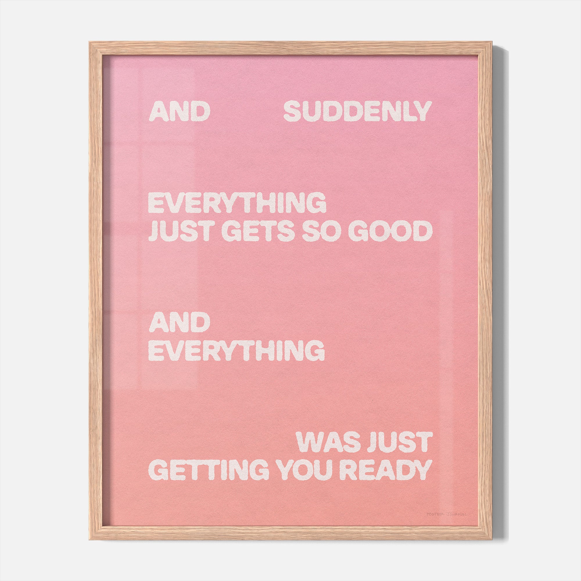 SUDDENLY PRINT