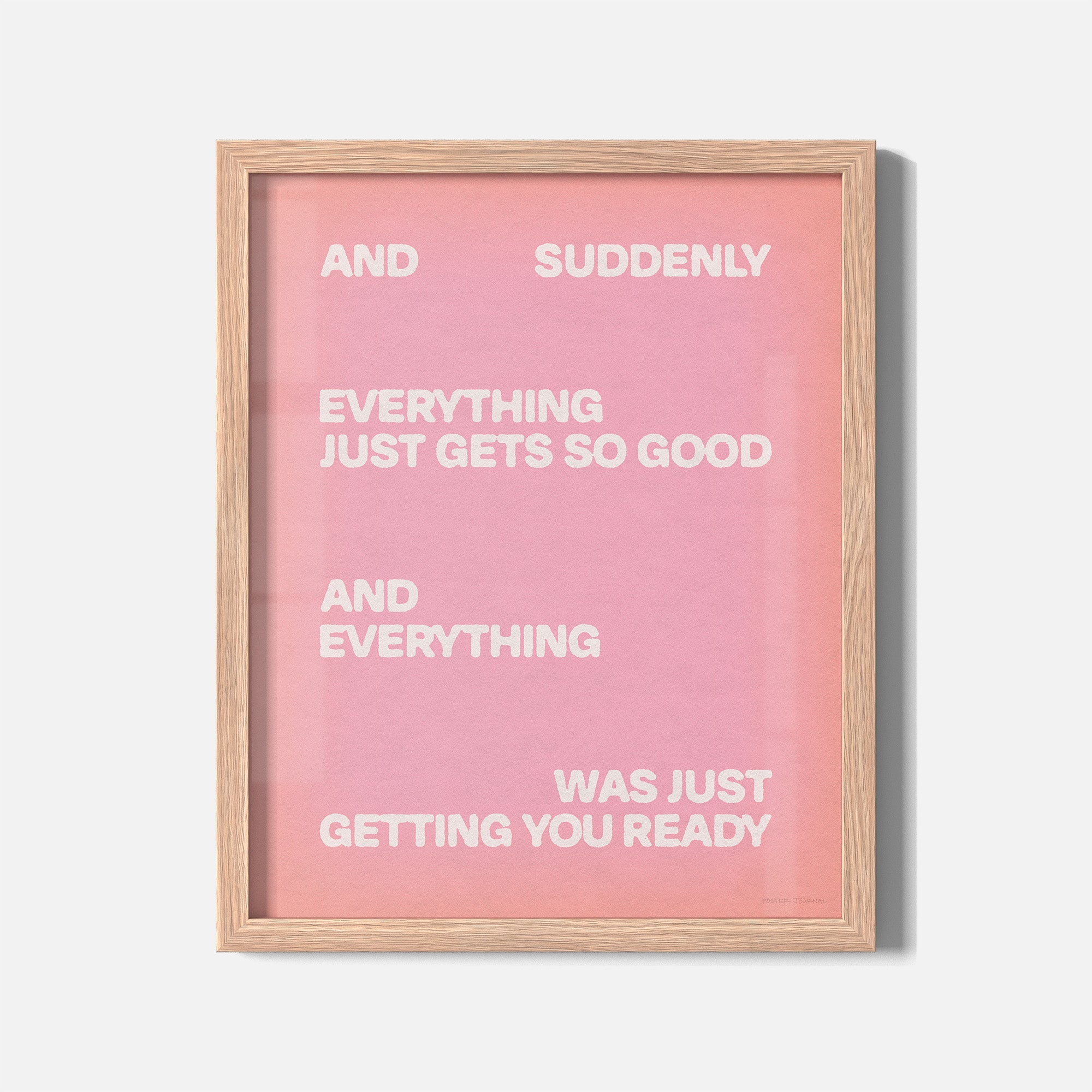 SUDDENLY PRINT