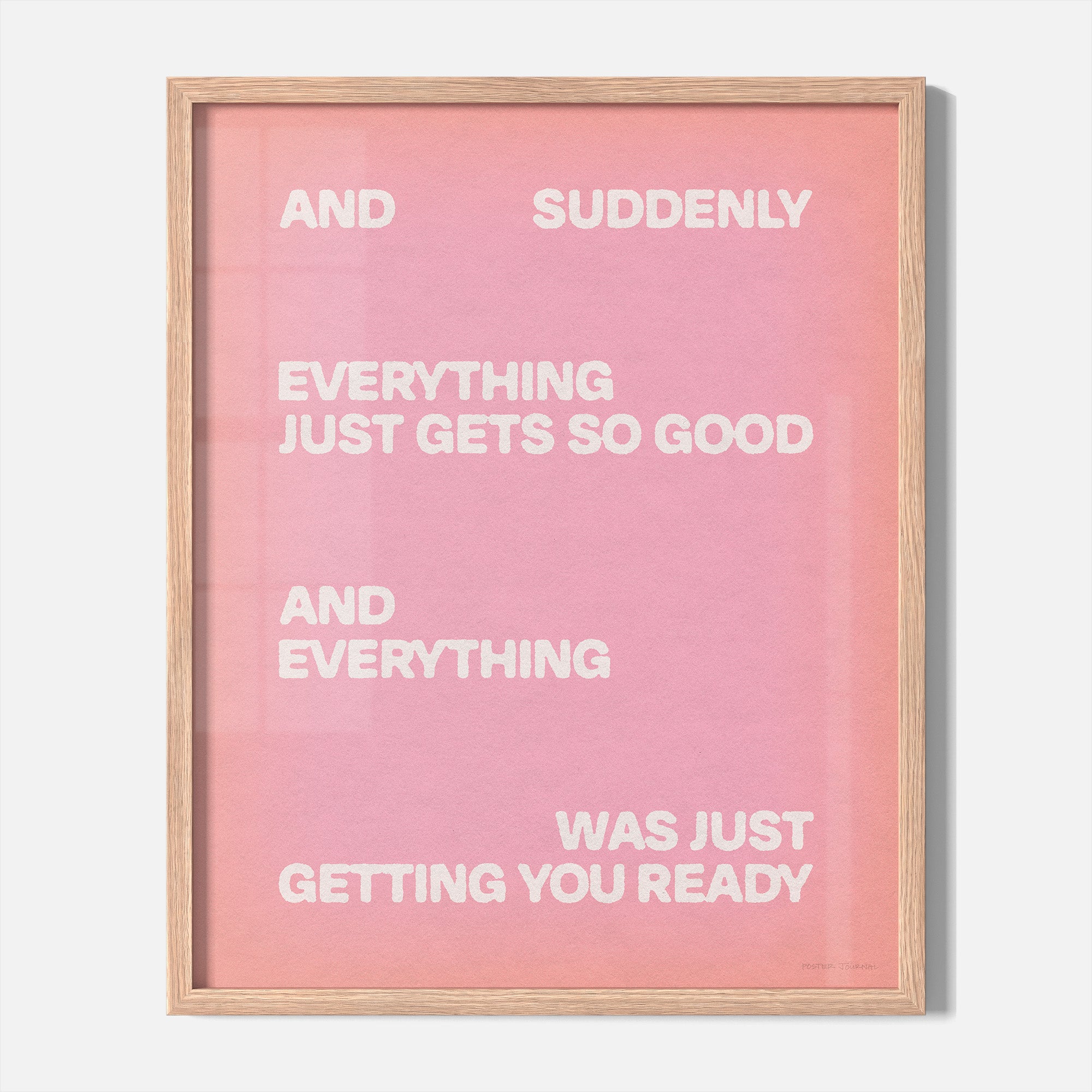 SUDDENLY PRINT