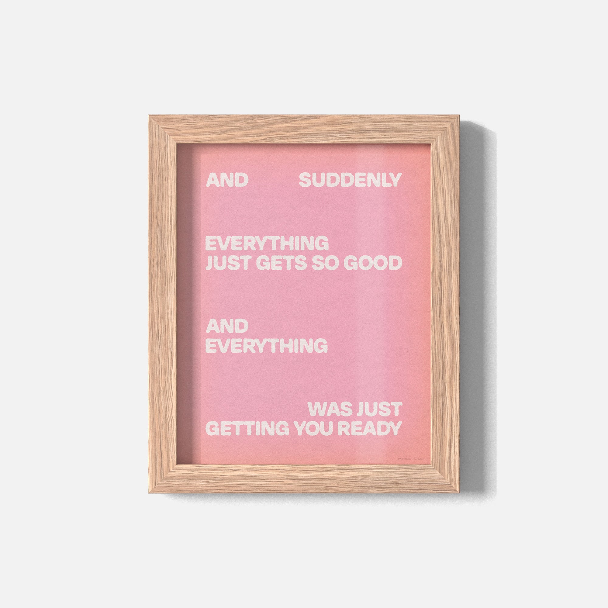 SUDDENLY PRINT