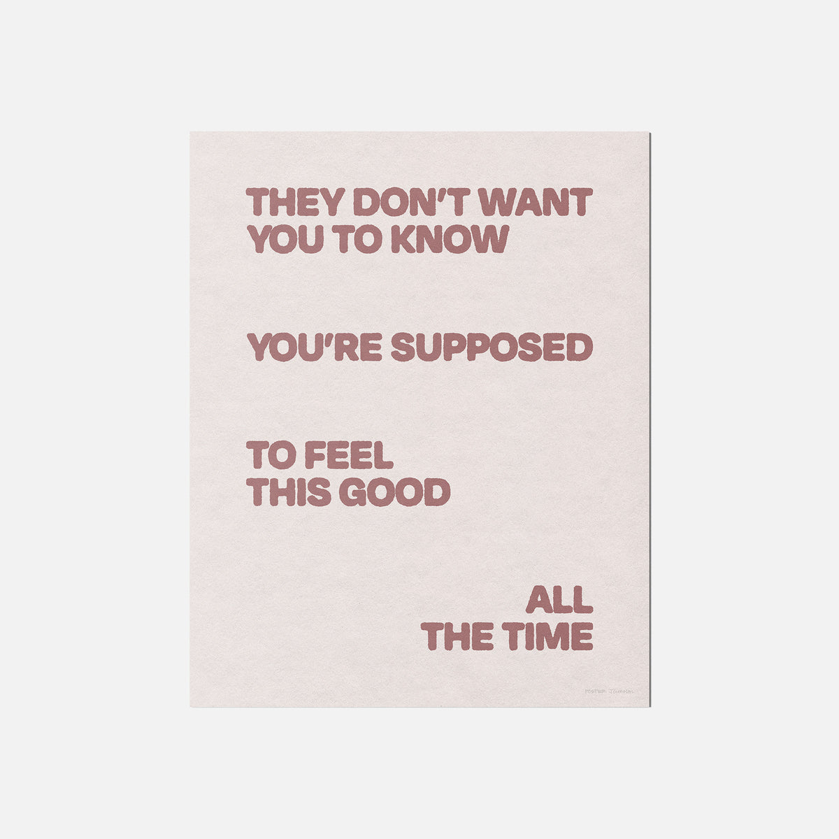 SUPPOSED PRINT