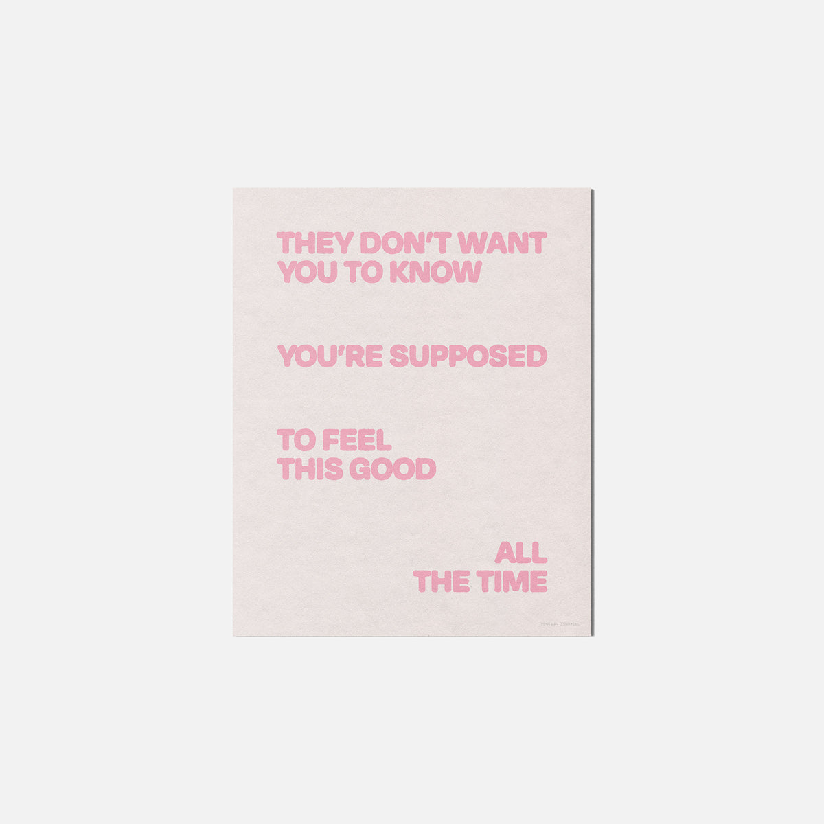 SUPPOSED PRINT