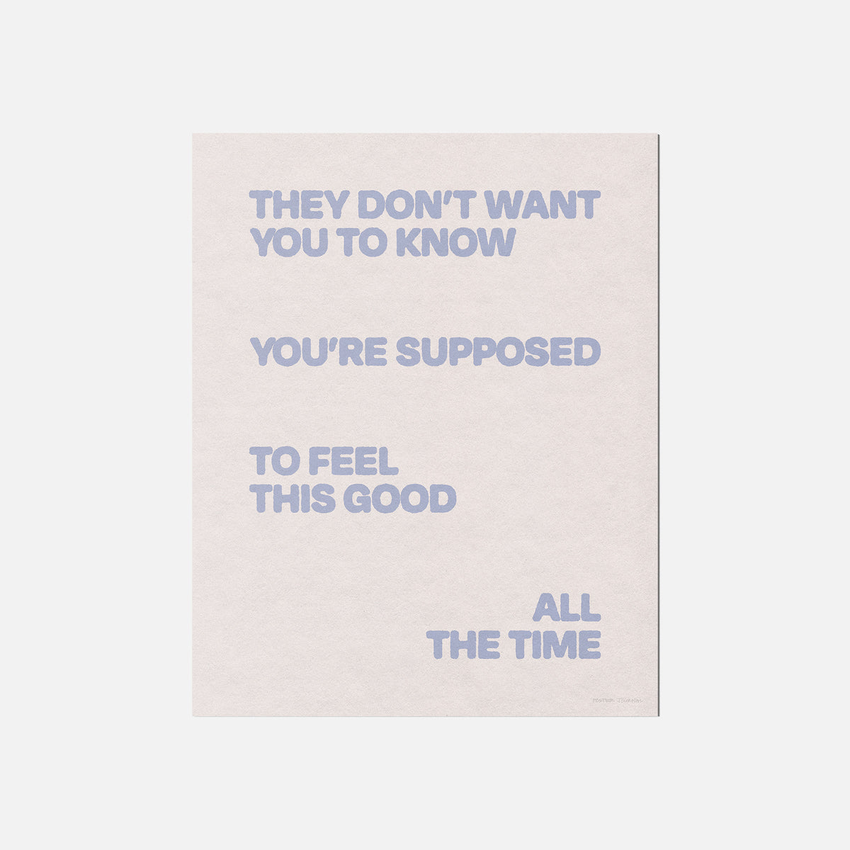 SUPPOSED PRINT
