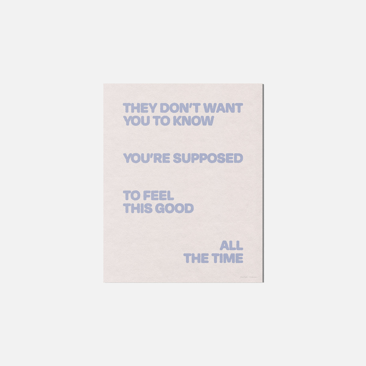 SUPPOSED PRINT