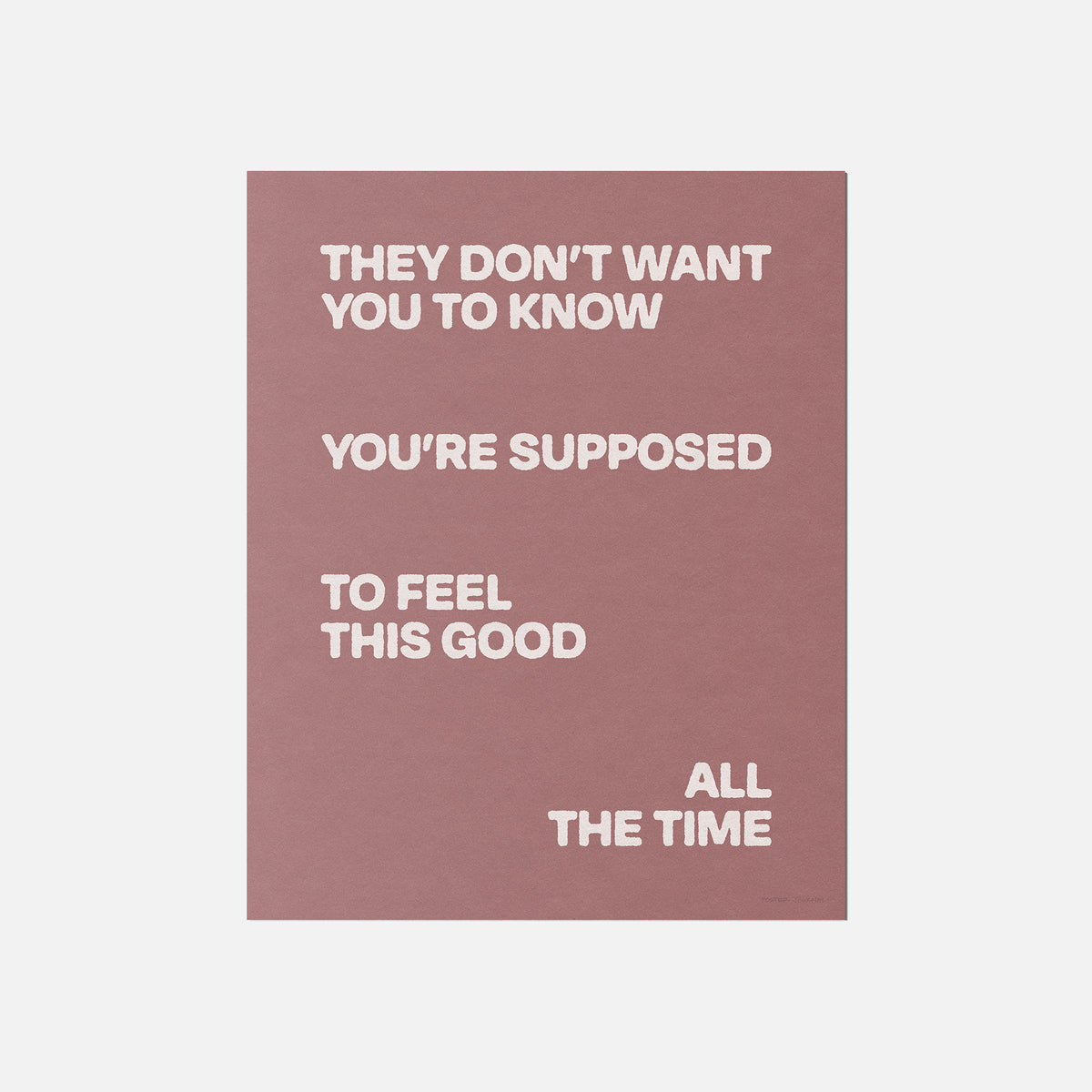 SUPPOSED PRINT
