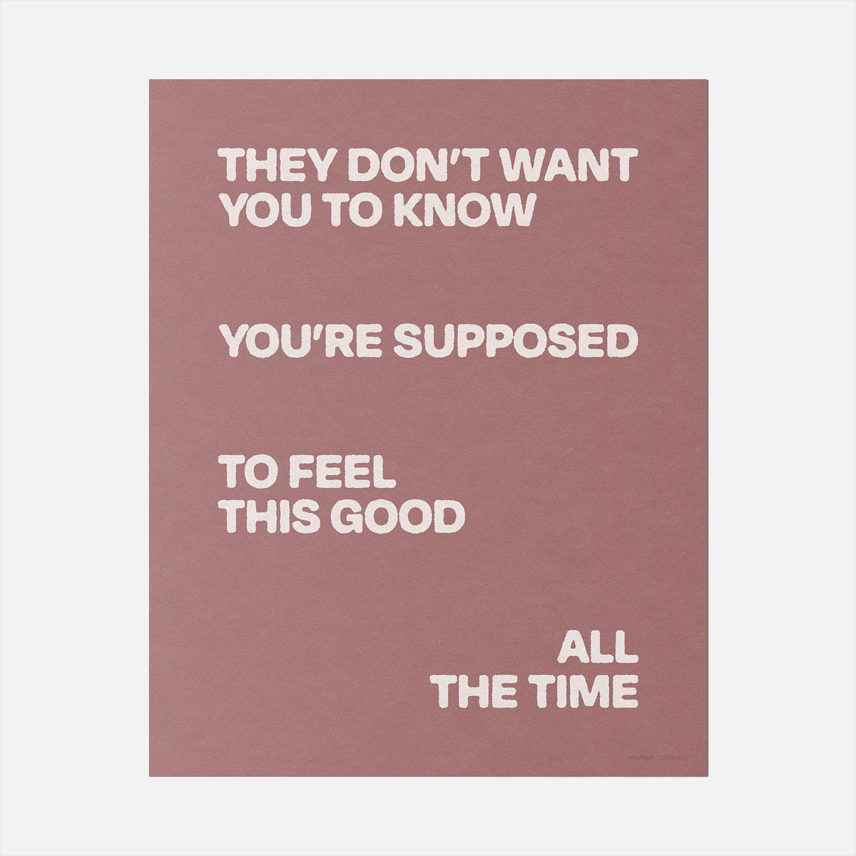 SUPPOSED PRINT