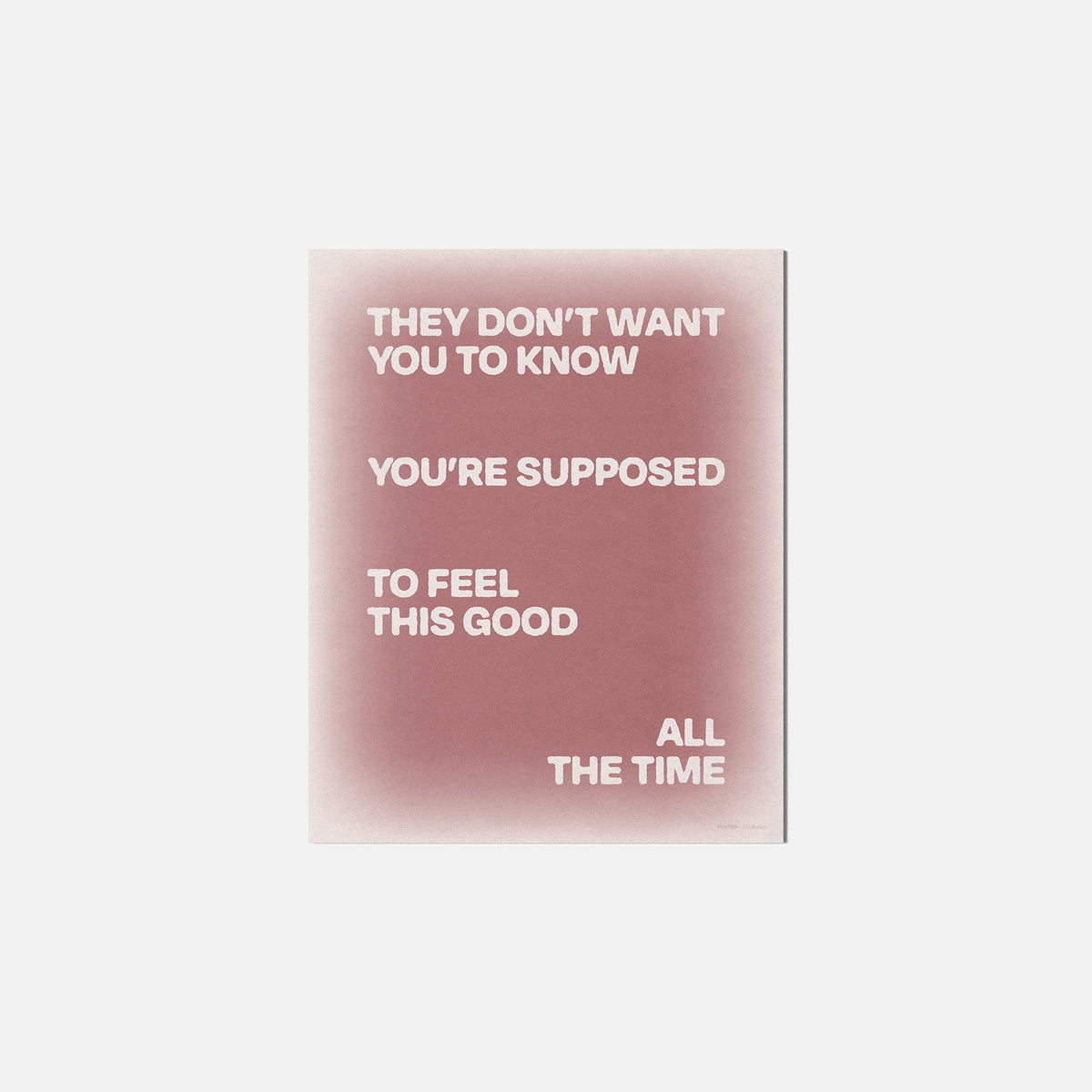 SUPPOSED PRINT