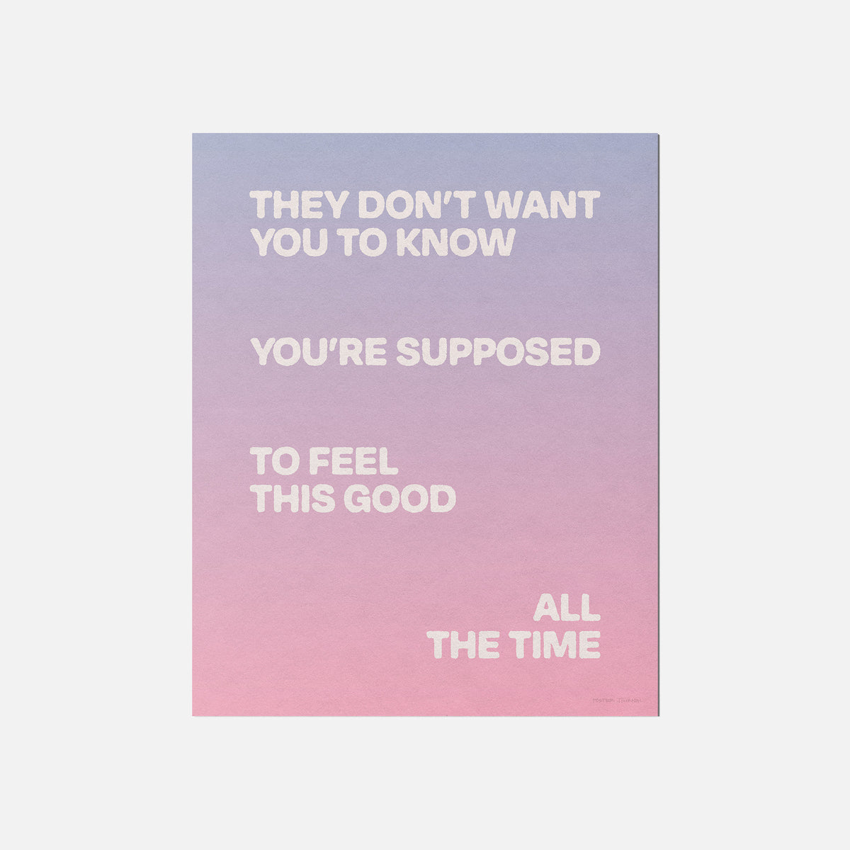SUPPOSED PRINT