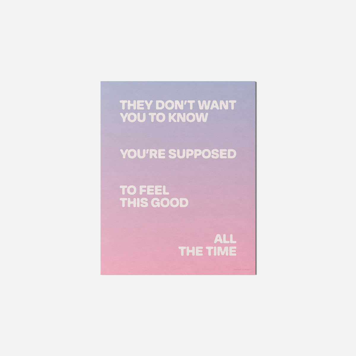 SUPPOSED PRINT