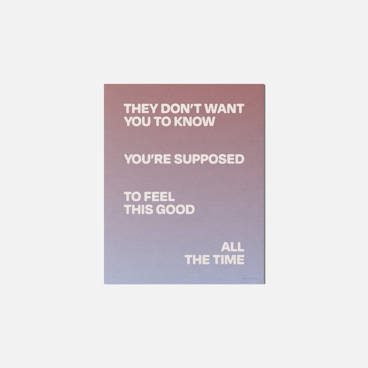 SUPPOSED PRINT