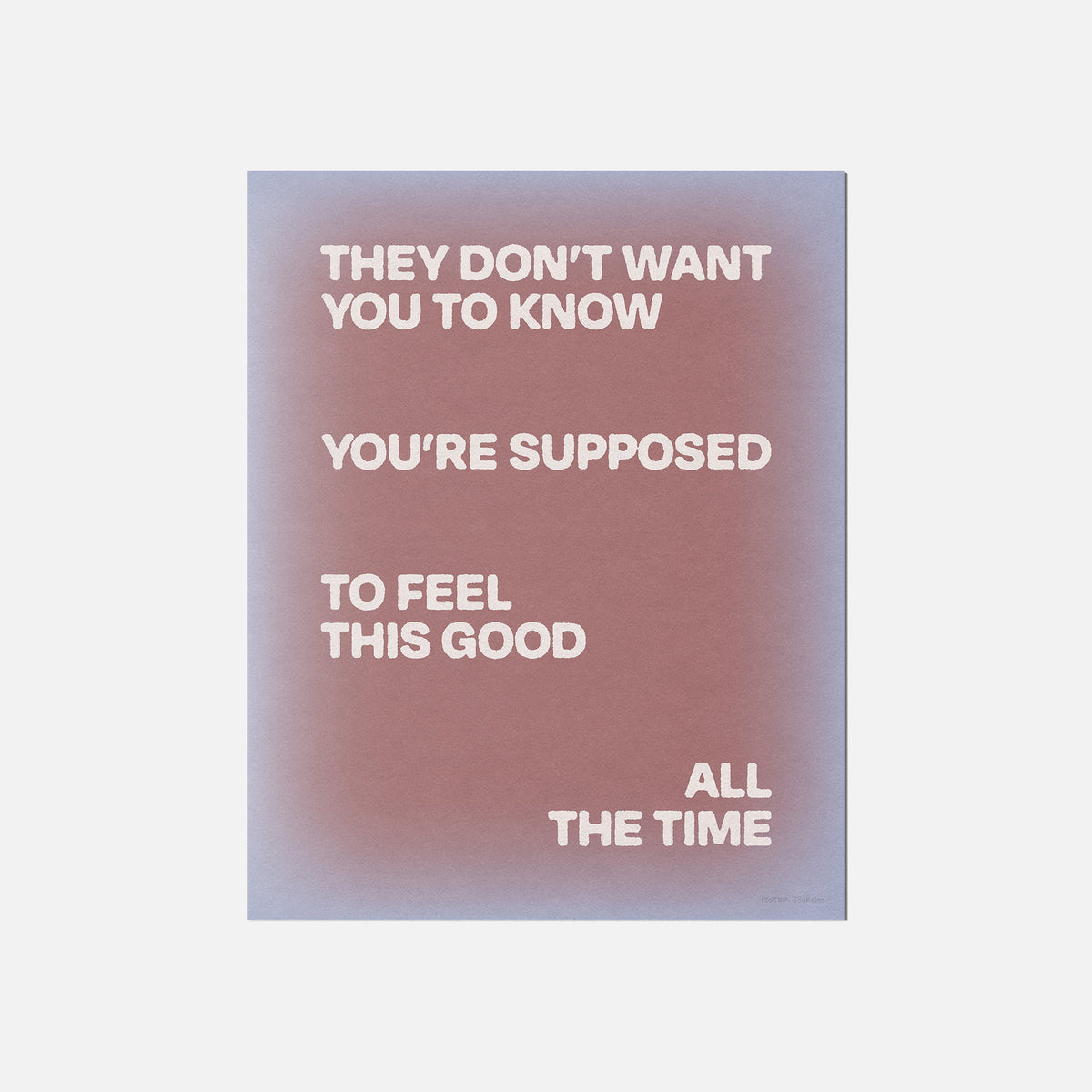 SUPPOSED PRINT