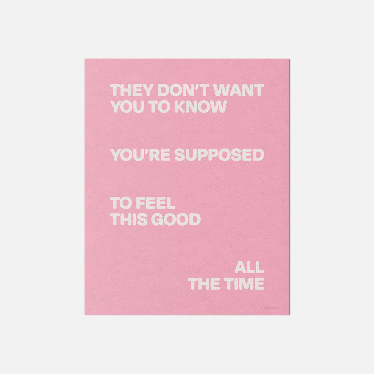 SUPPOSED PRINT